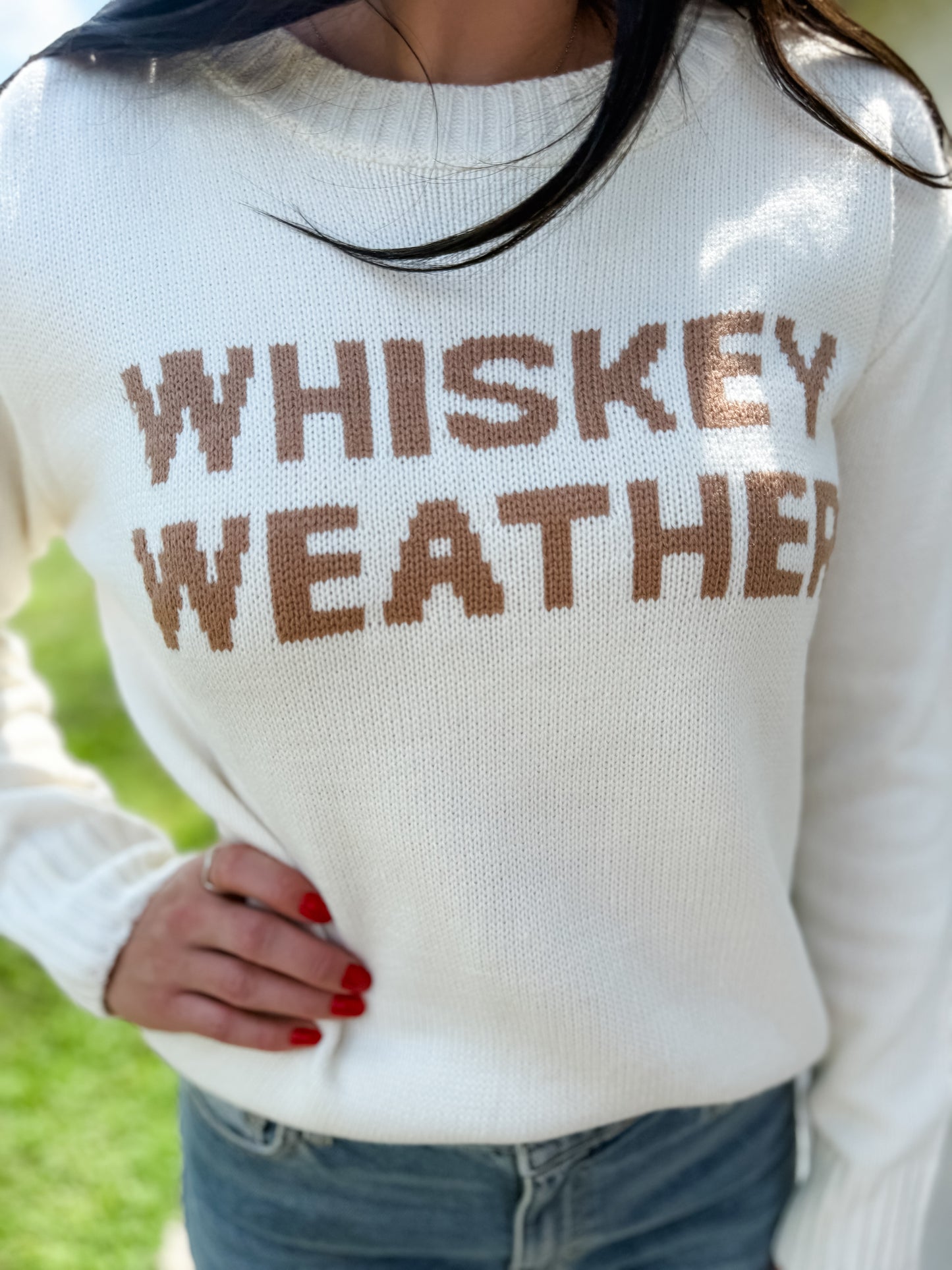 Whiskey Weather Sweater - Sweet Cream