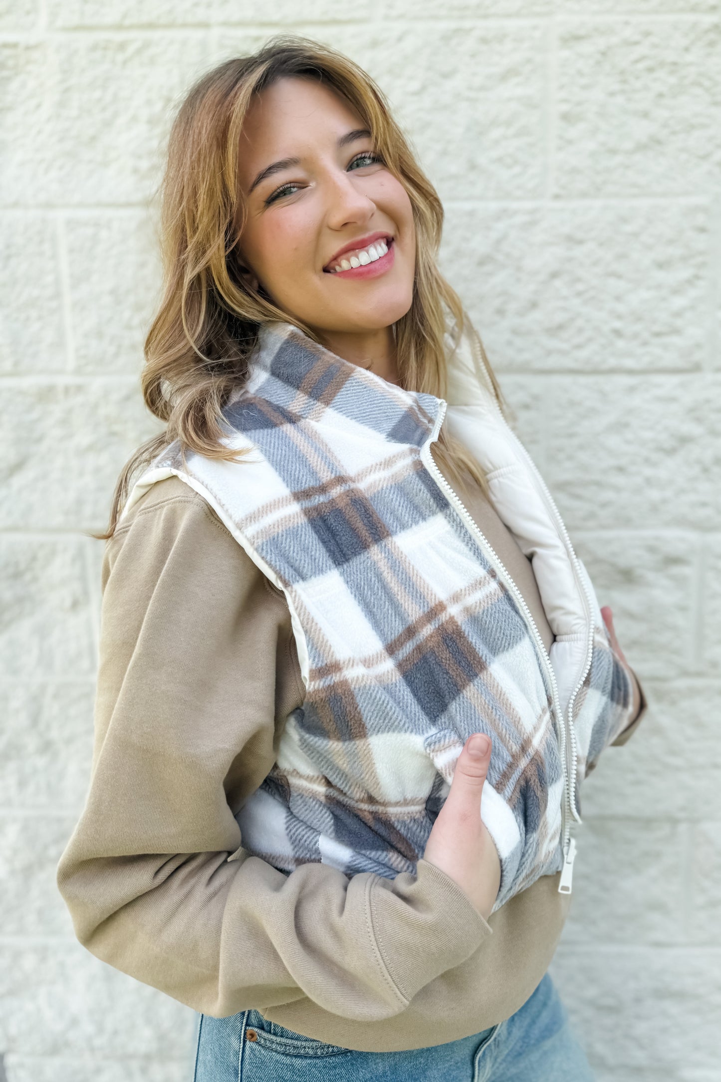 Change My Mind Reversible Puffer Vest