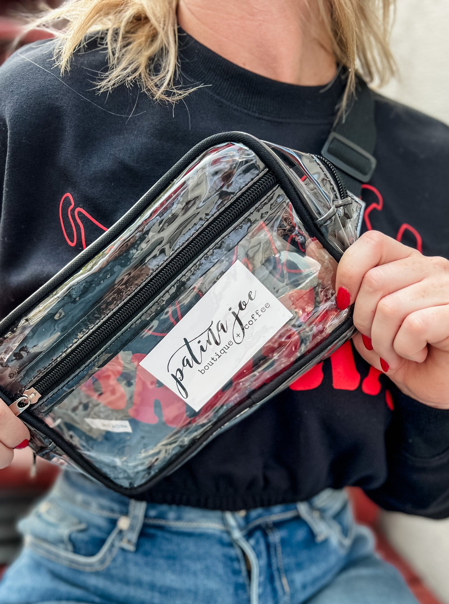 GameDay Ready Clear Belt Bag