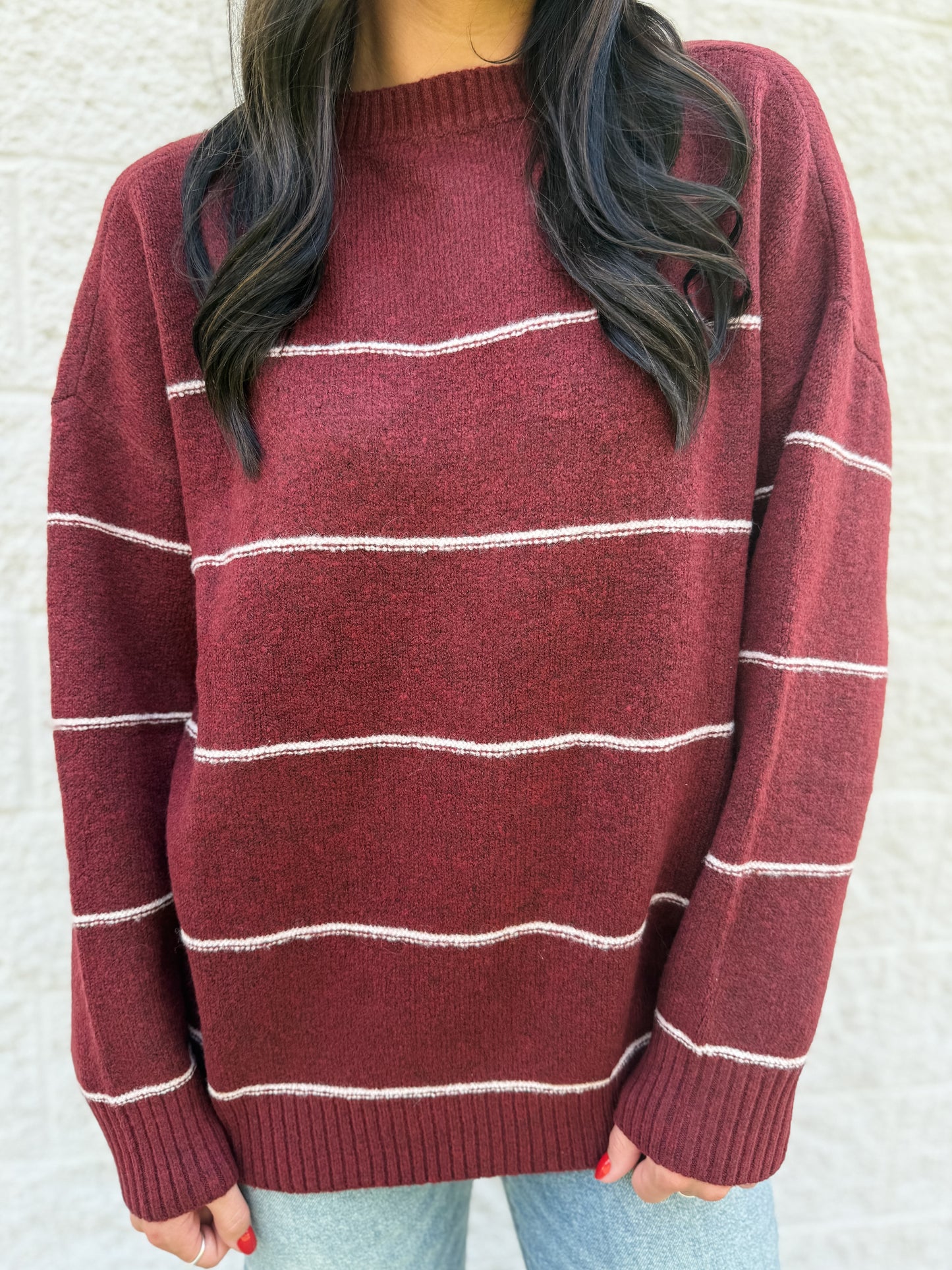 Sugar Maple Sweater - Red Wood
