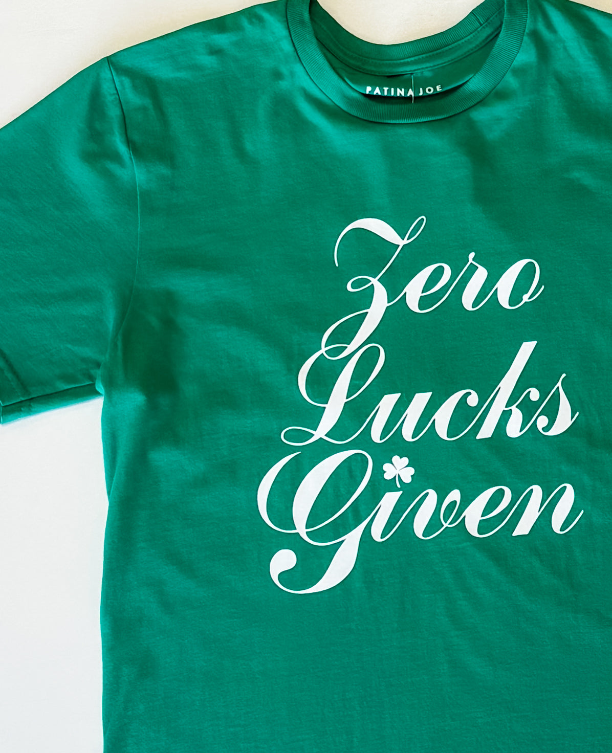 Zero Lucks Given Tee - Kelly Green