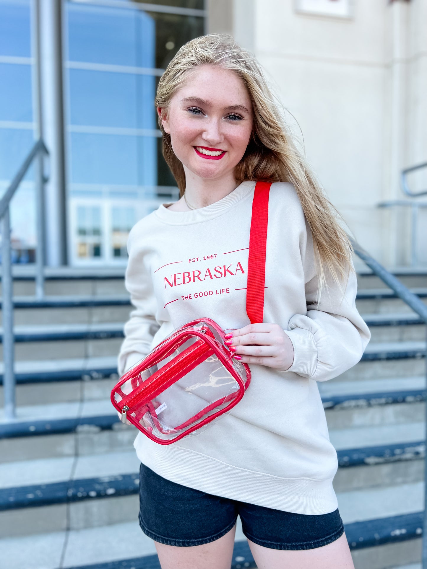 GameDay Ready Clear Belt Bag