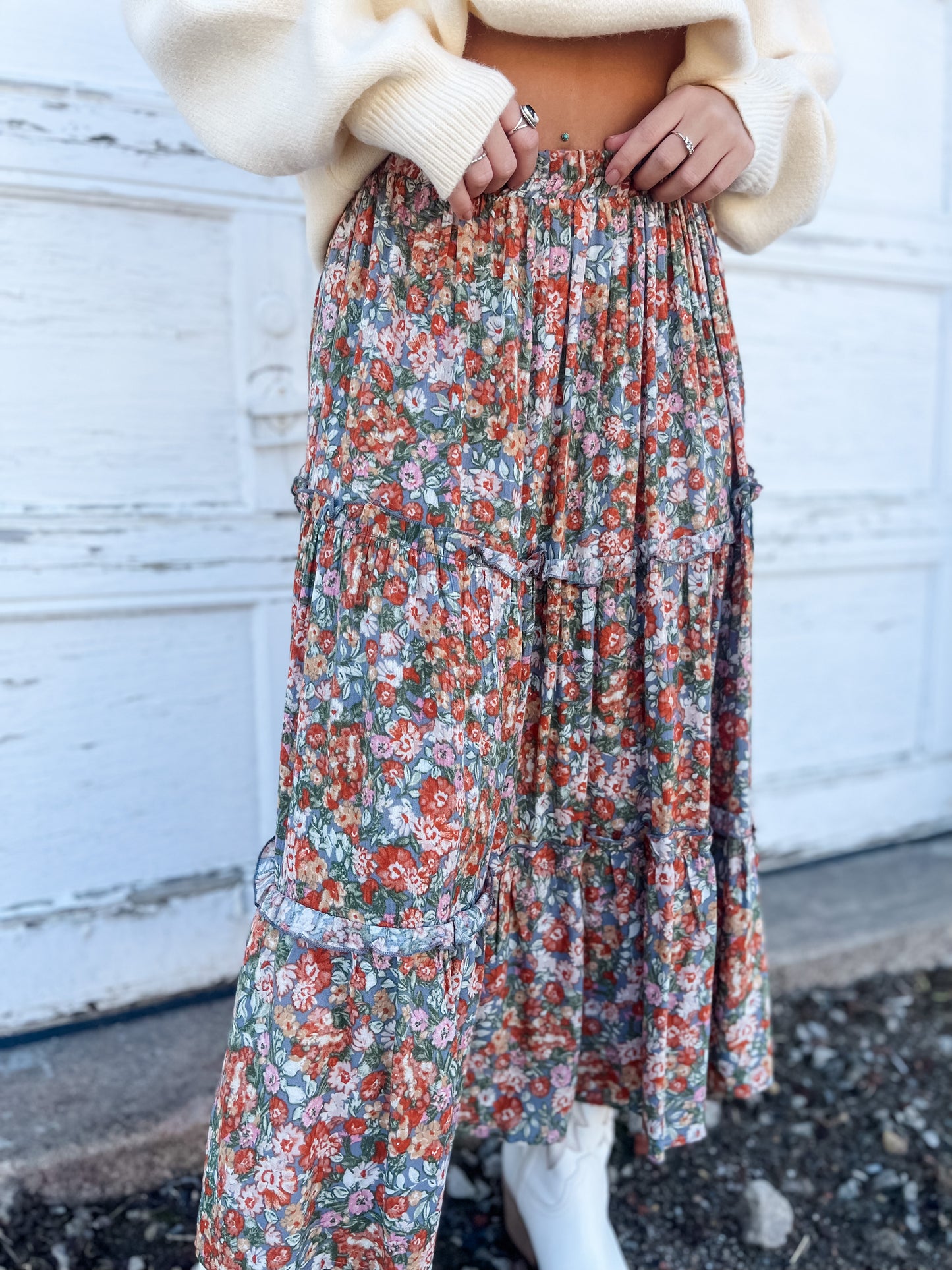 Grade A Floral Skirt