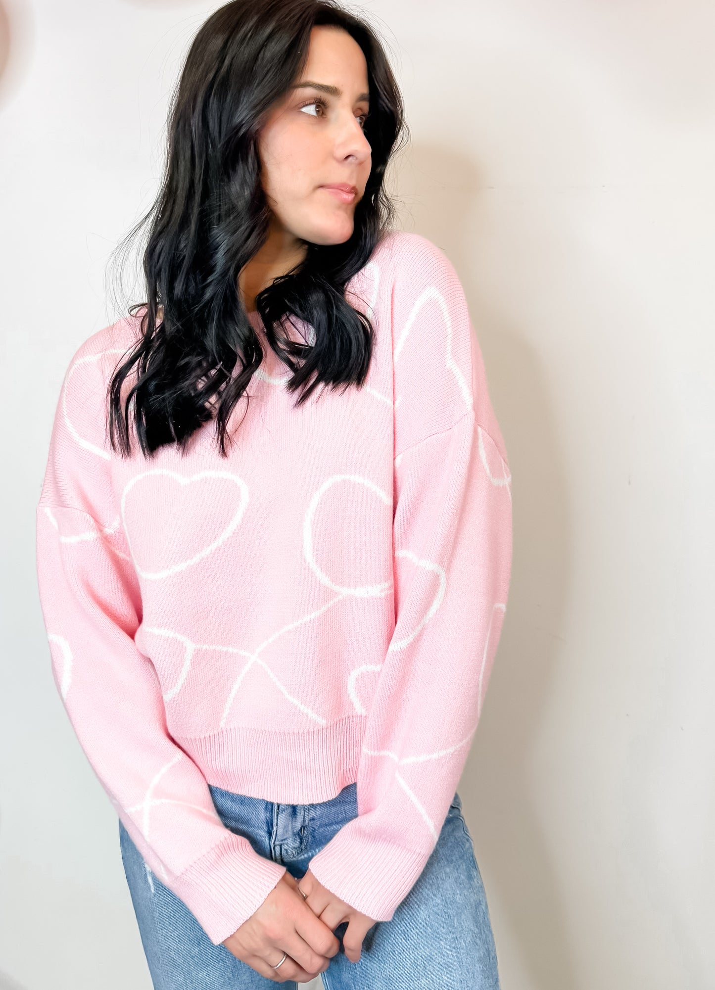 Catch My Heart Cozy Sweater