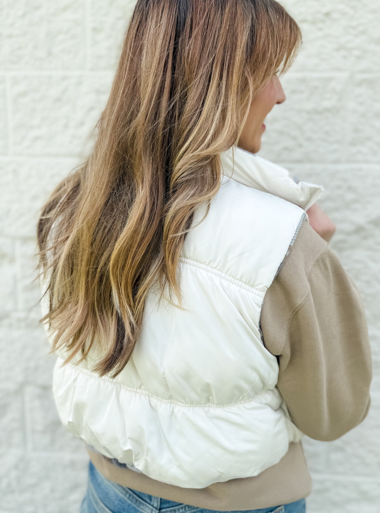 Change My Mind Reversible Puffer Vest