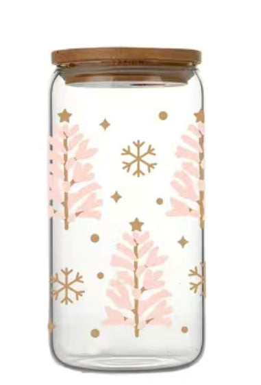 Holiday Glass Can