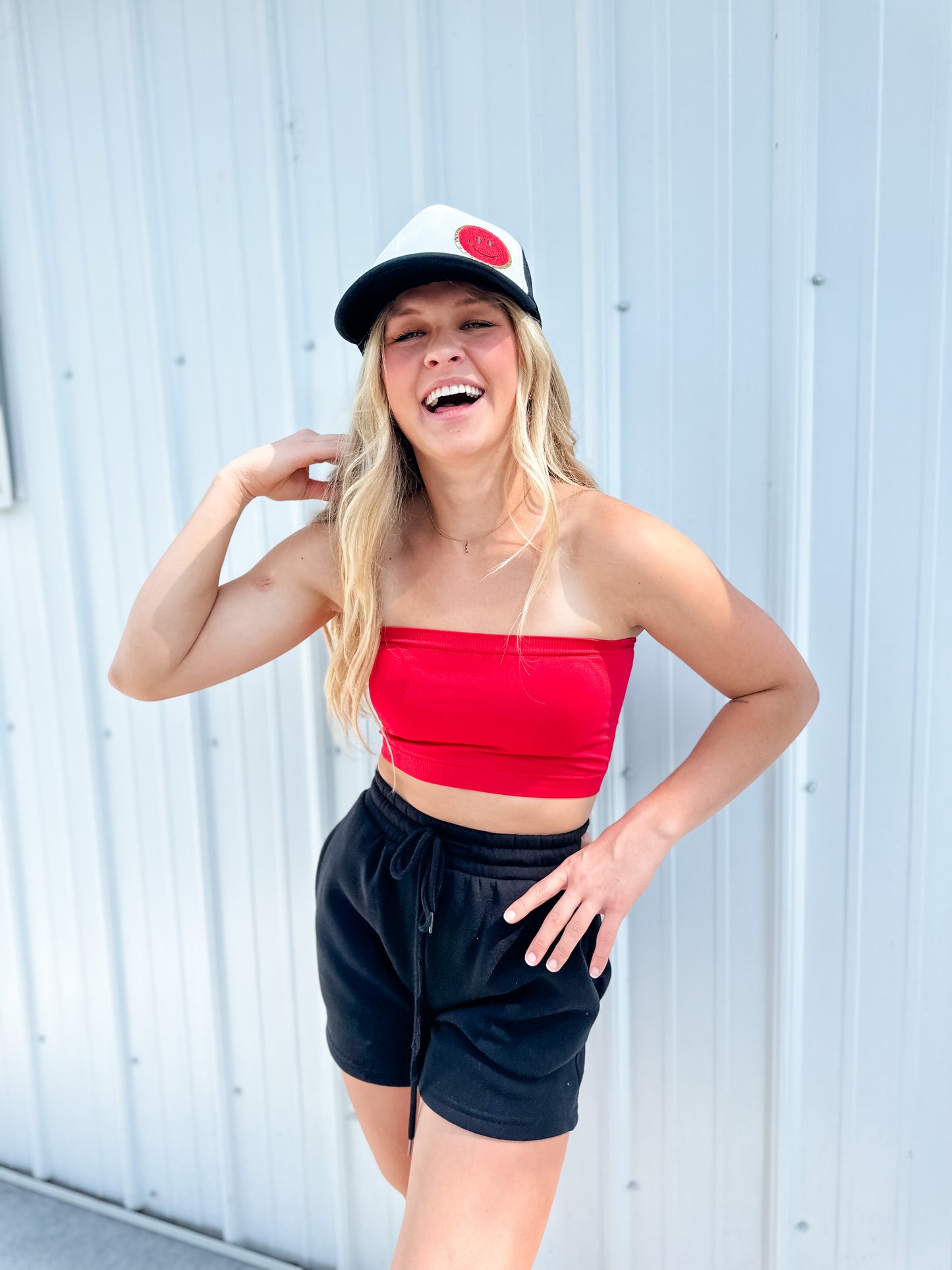 Smiley Trucker Hat
