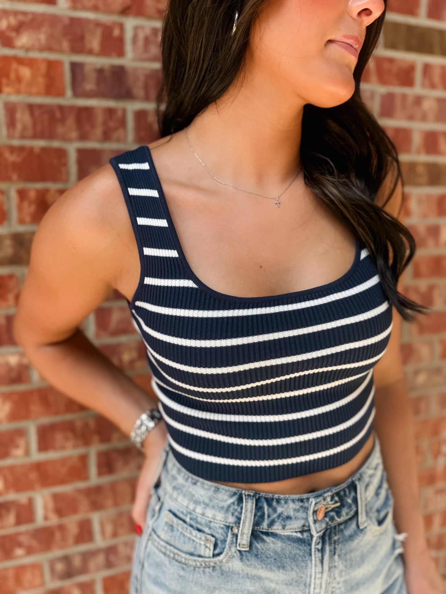 Coastal Oasis Tank - Navy
