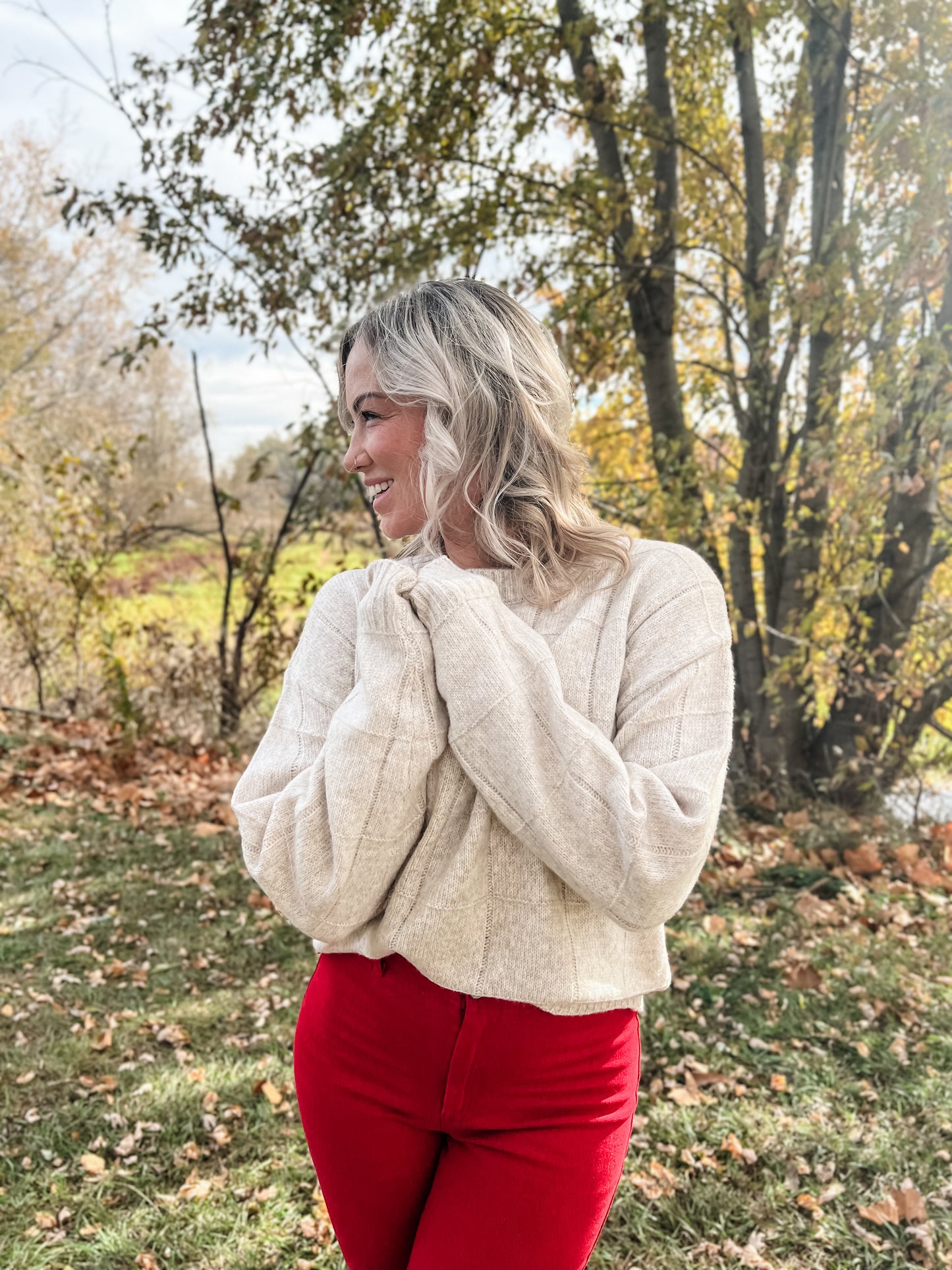 Cozy Squared Sweater
