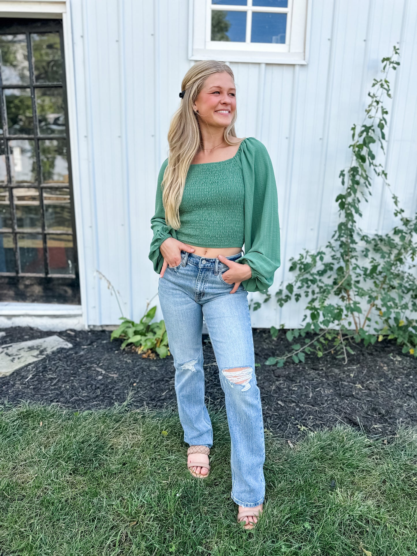 Esmeralda Puff Sleeve