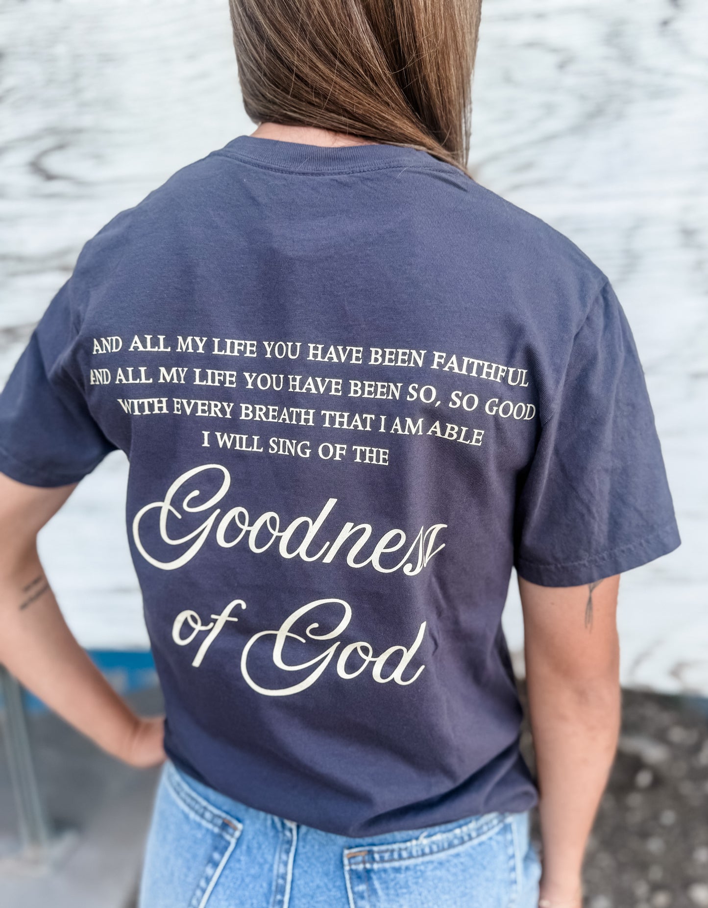 Goodness of God Premium Tee - Charcoal