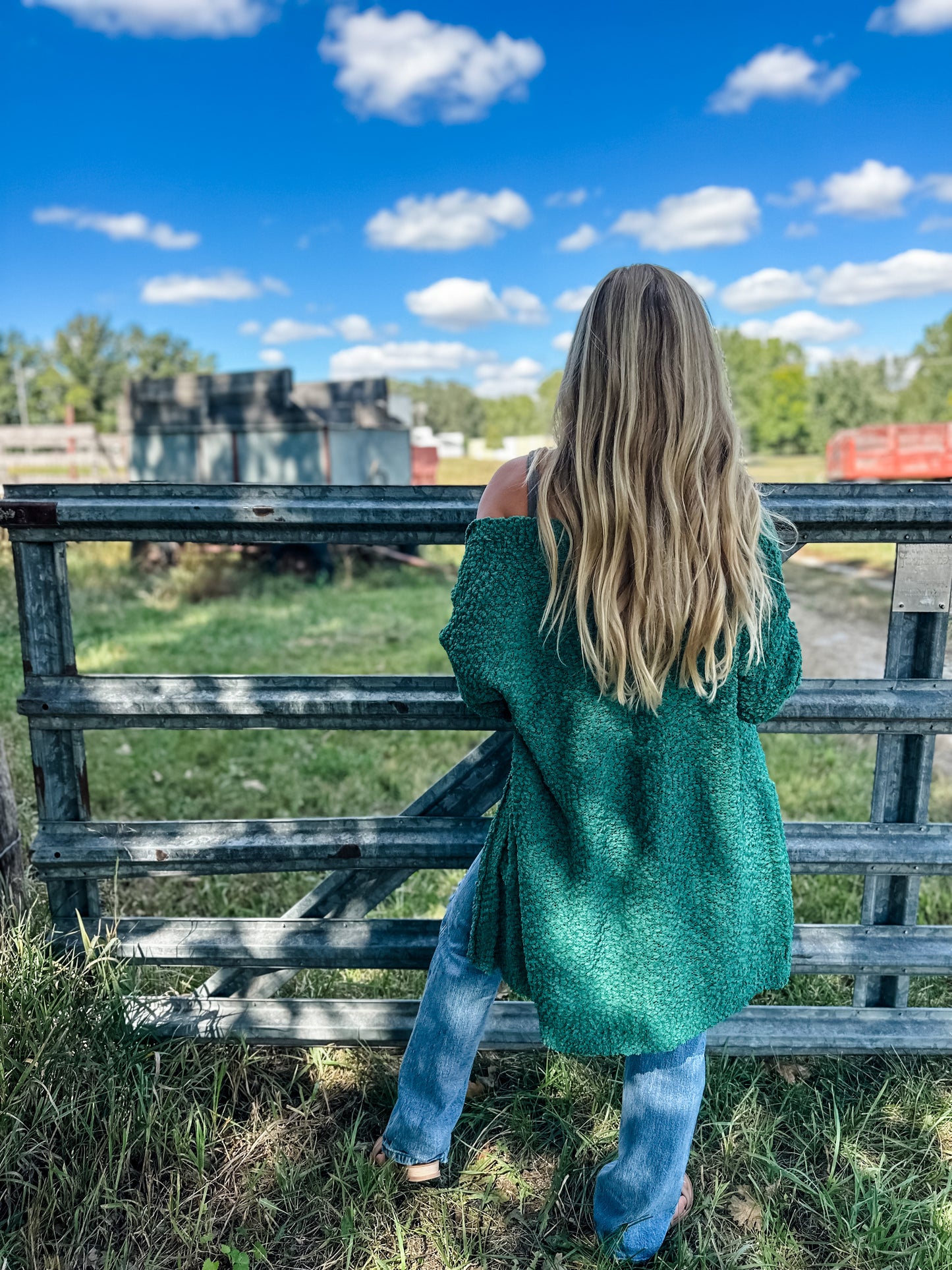 Missoula Mornings Cardigan - Emerald