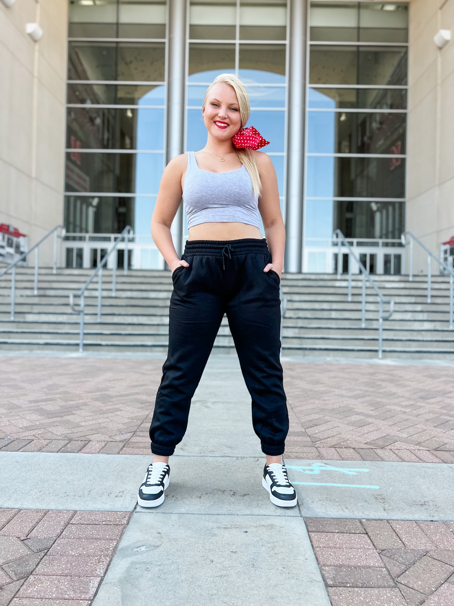 Let's Stay Home Joggers - Black