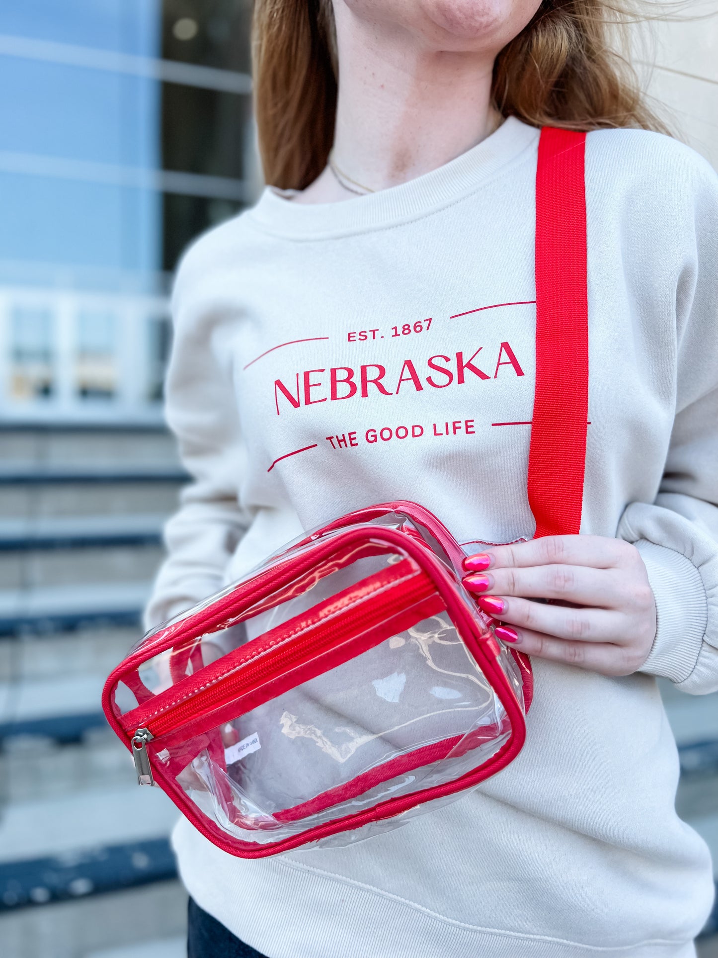 GameDay Ready Clear Belt Bag