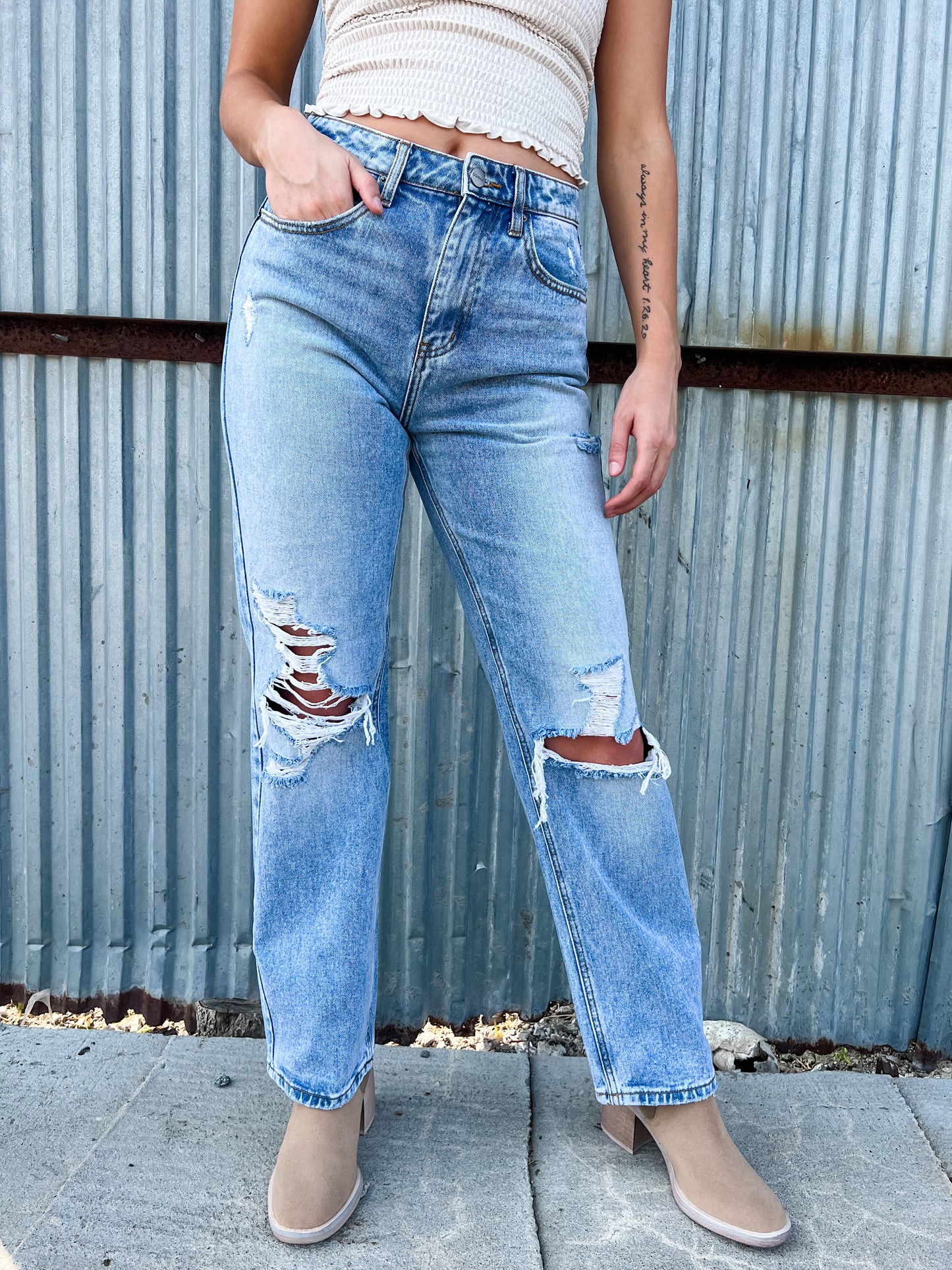 Wild Spirit Straight Leg Denim