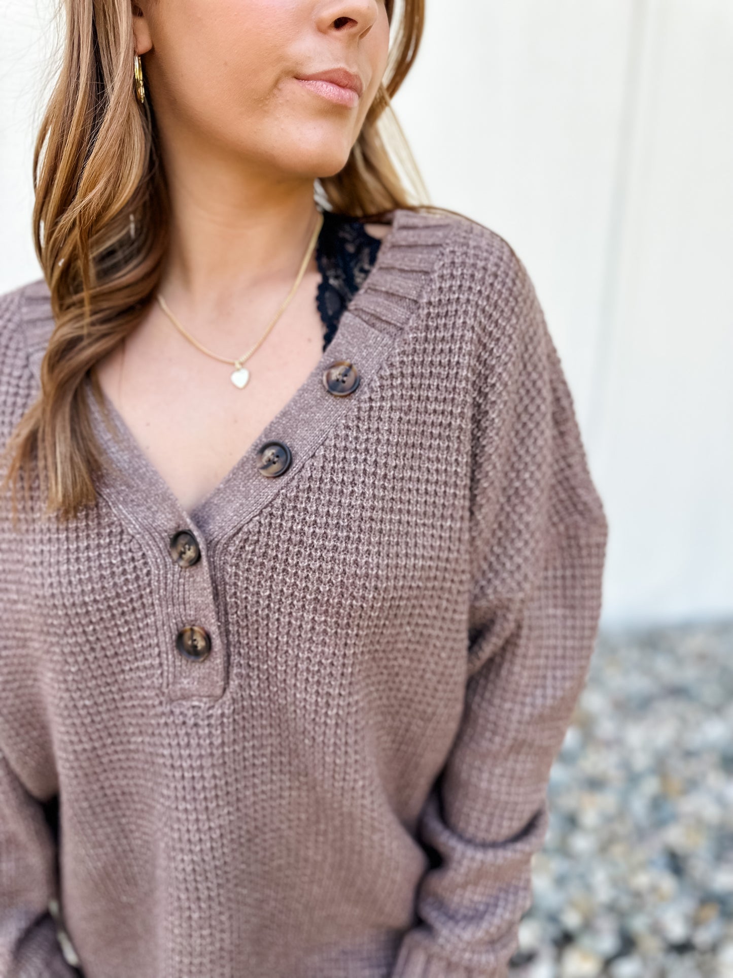 Cafe Mocha Knit Top