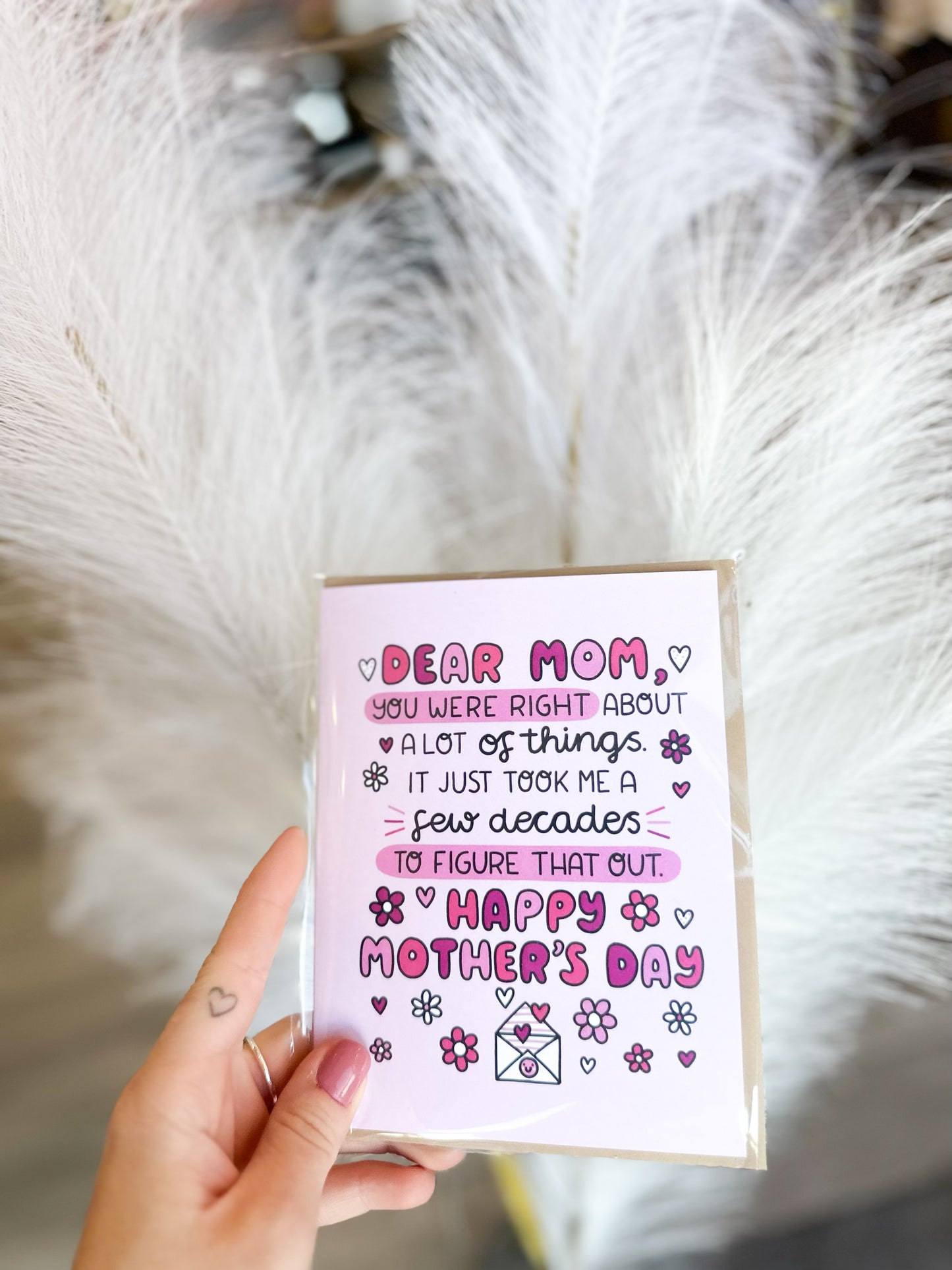 Big Moods Card - Dear Mom,