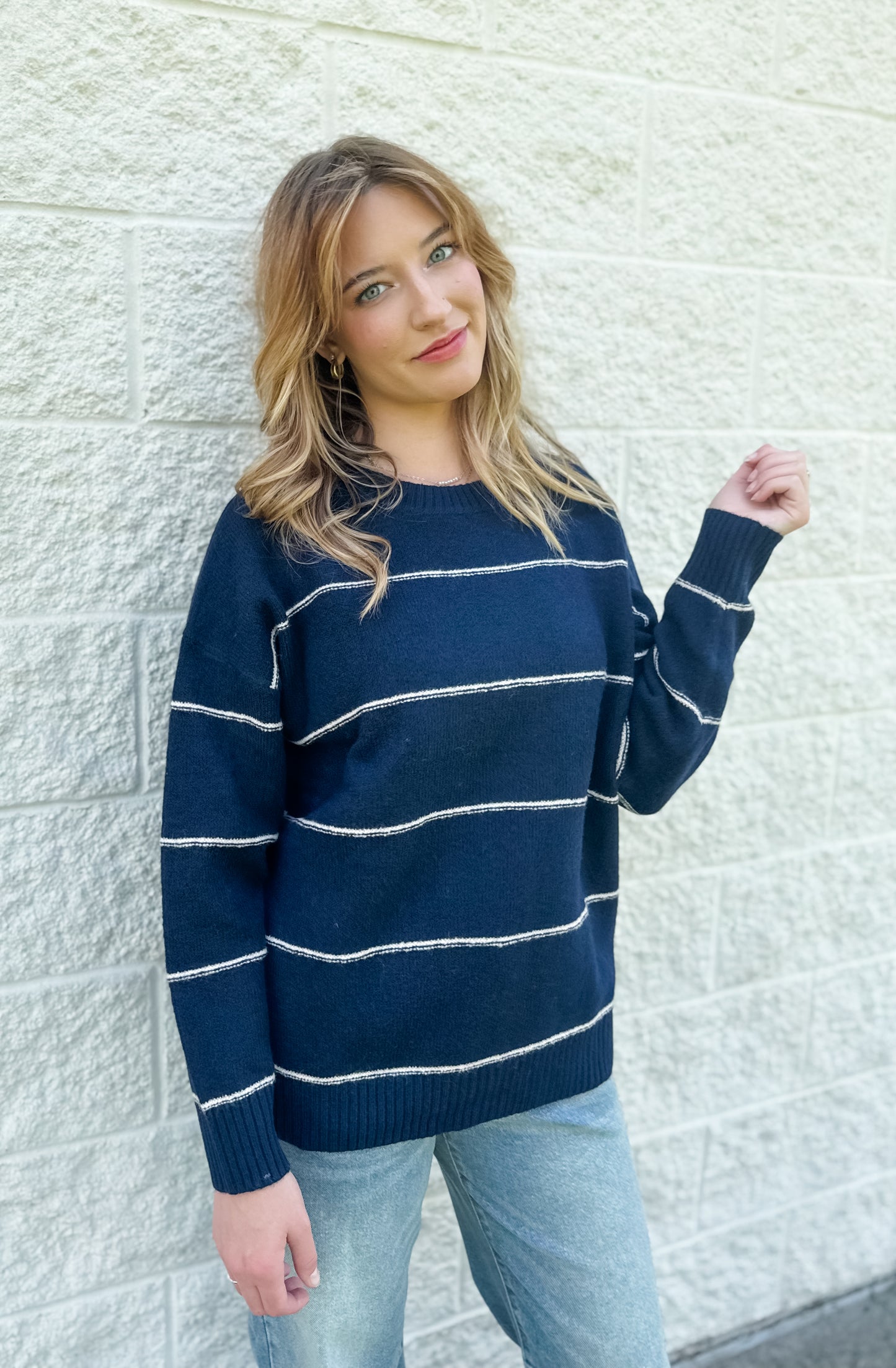 Sugar Maple Sweater - Navy