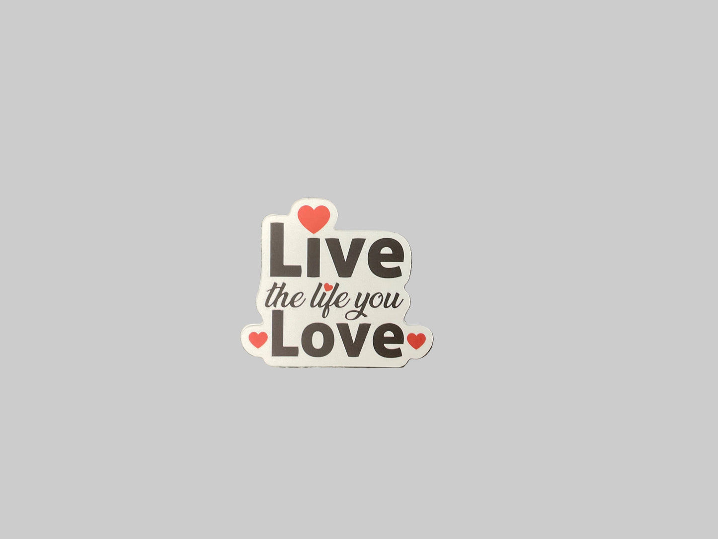 Live the Life you Love - Sticker