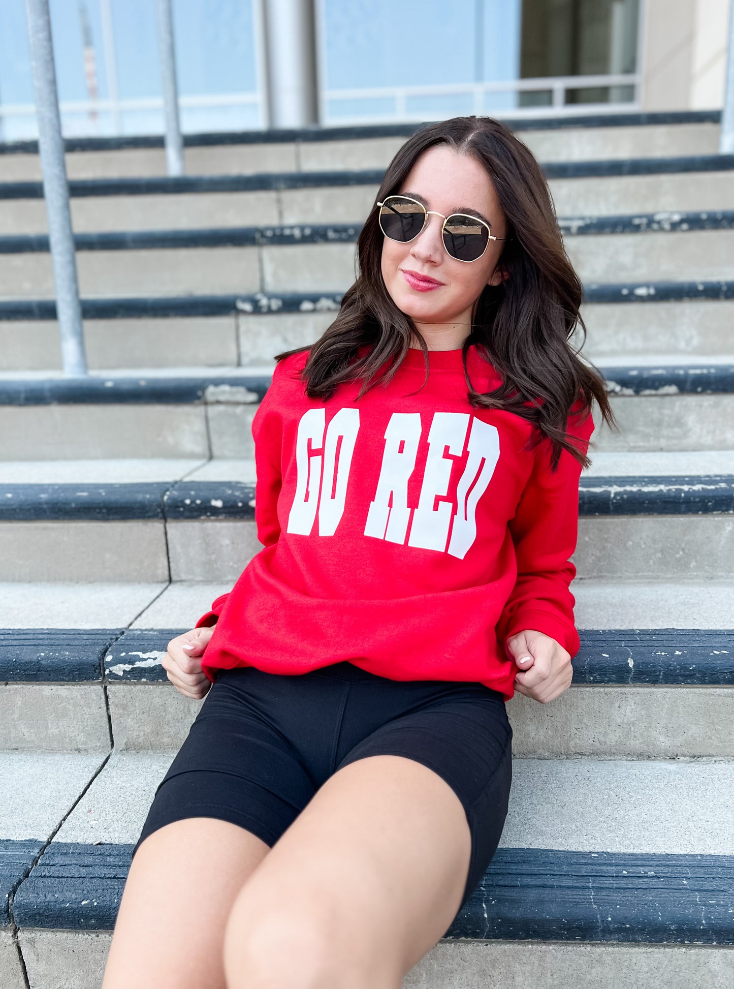 GO RED Crew - Red