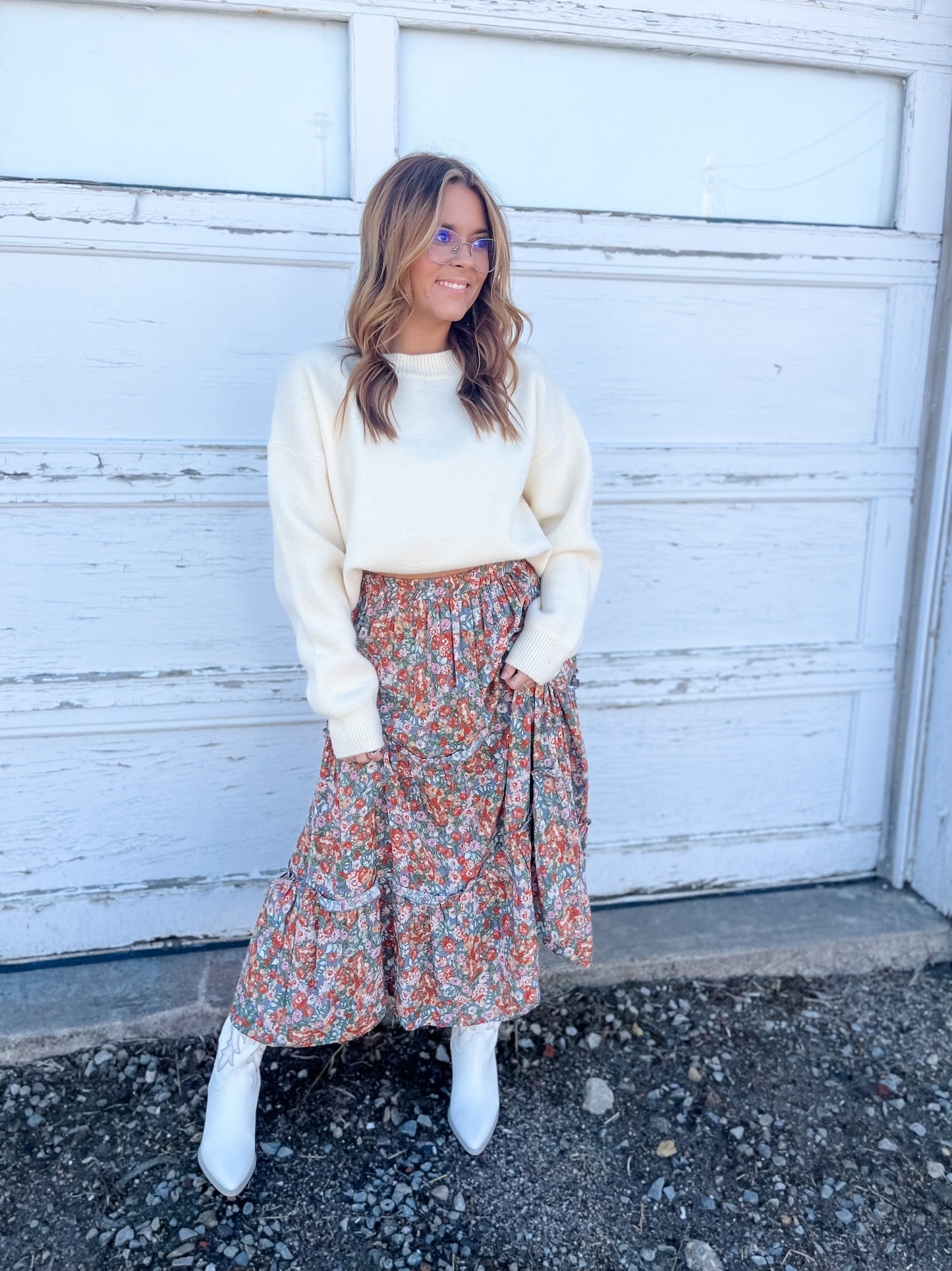 Grade A Floral Skirt