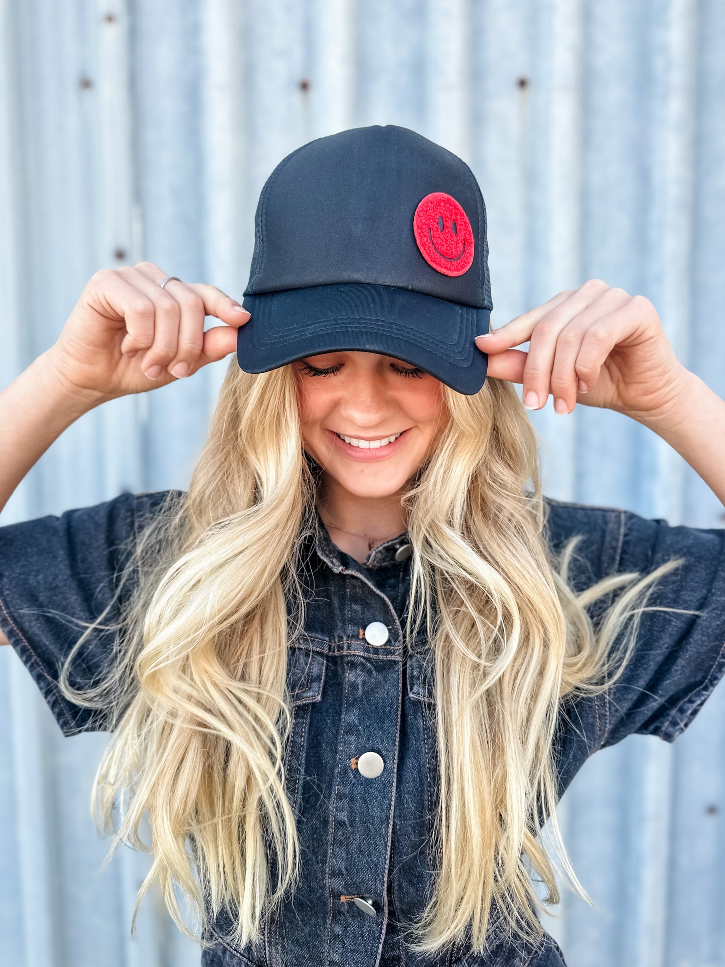 Smiley Trucker Hat