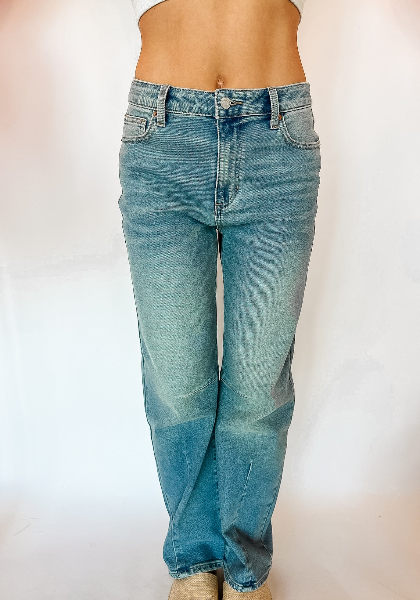 Easy Street High Rise Barrel Jeans