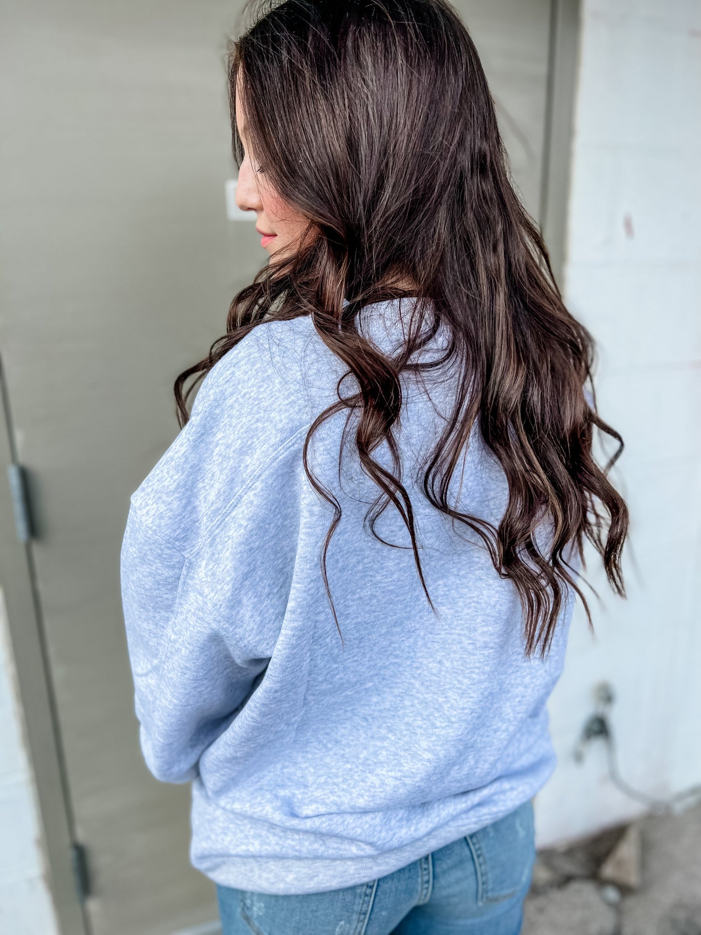 Sandstone Oversized Crew - Heather