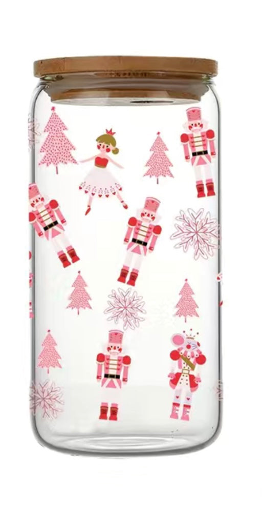 Holiday Glass Can
