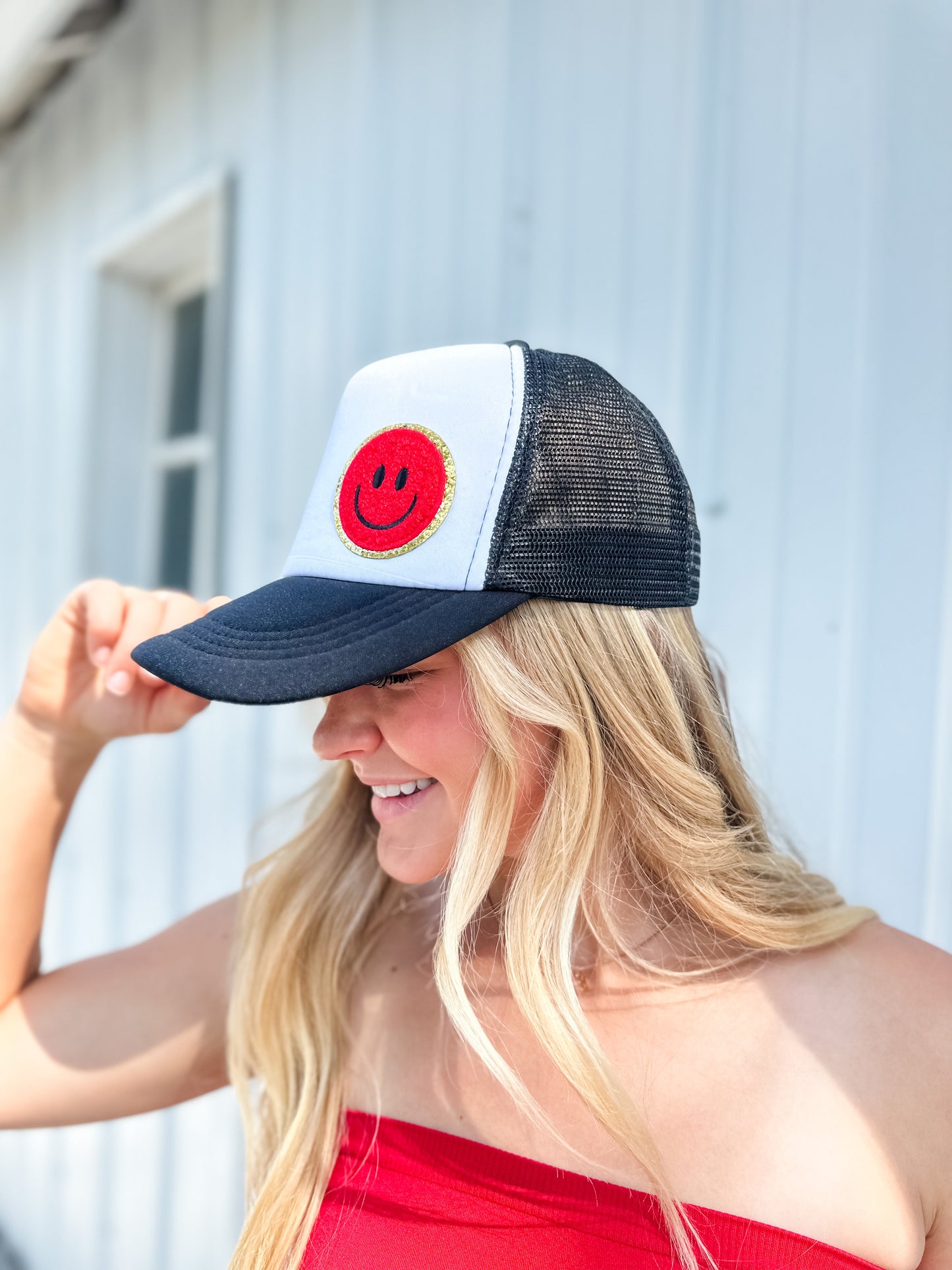 Smiley Trucker Hat
