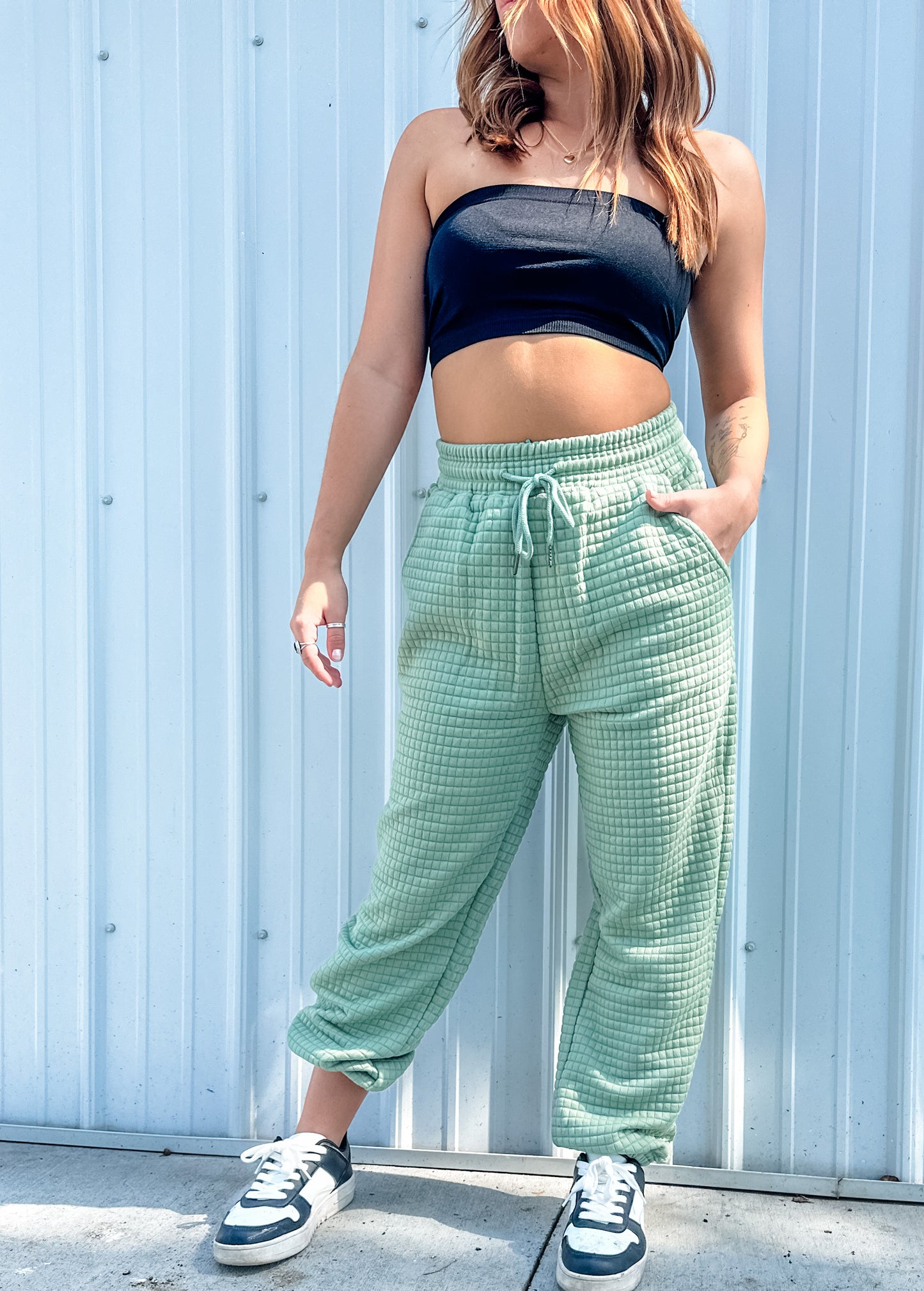 Maple Mornings Joggers - Sage