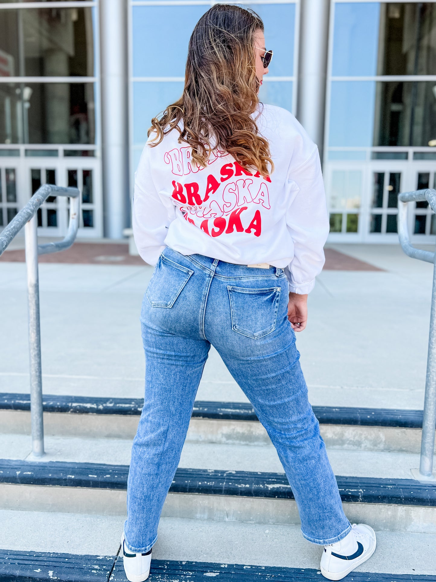 Braska Repeat Crew- White