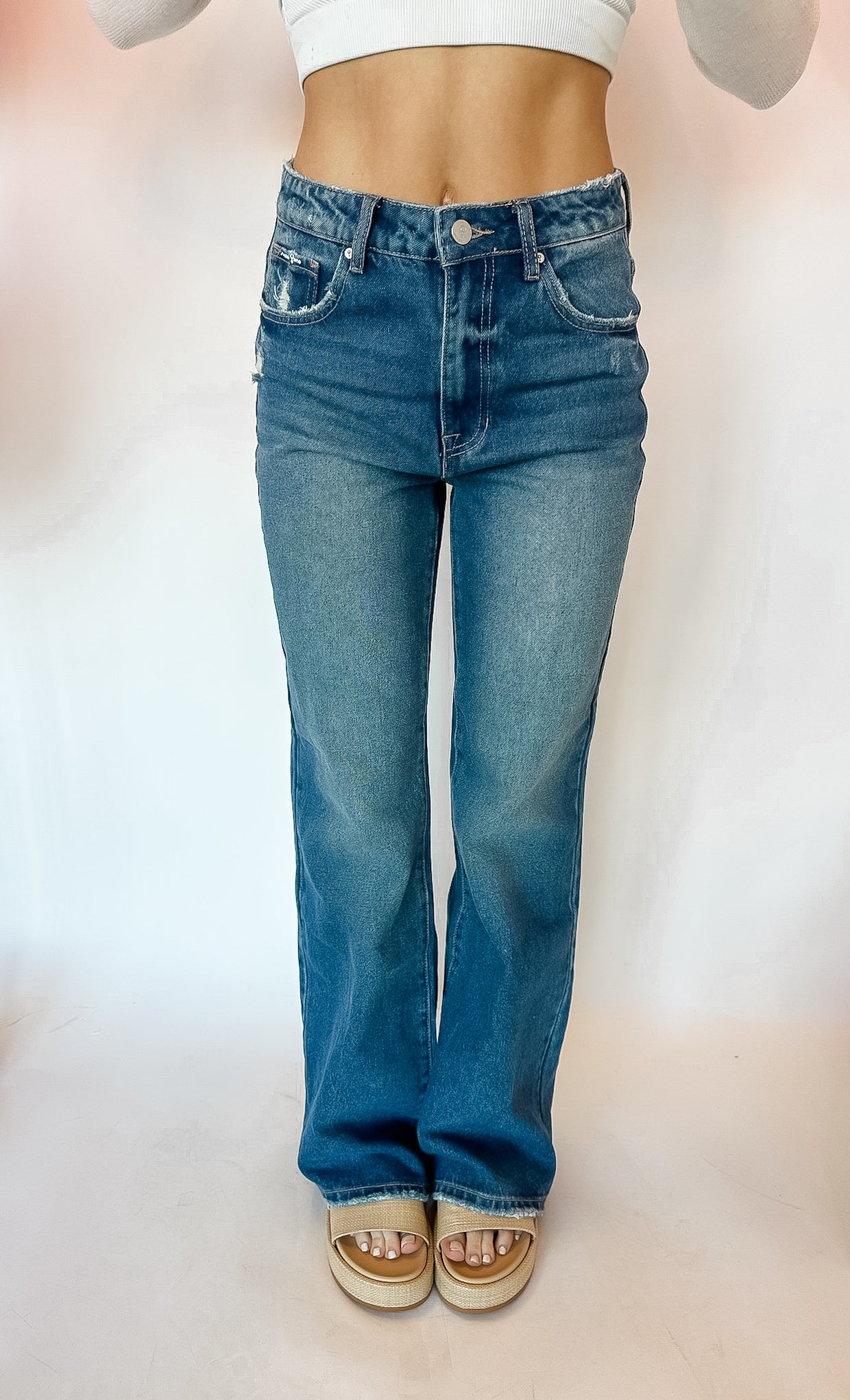 Trail Rider High Rise Boot Cut Jeans