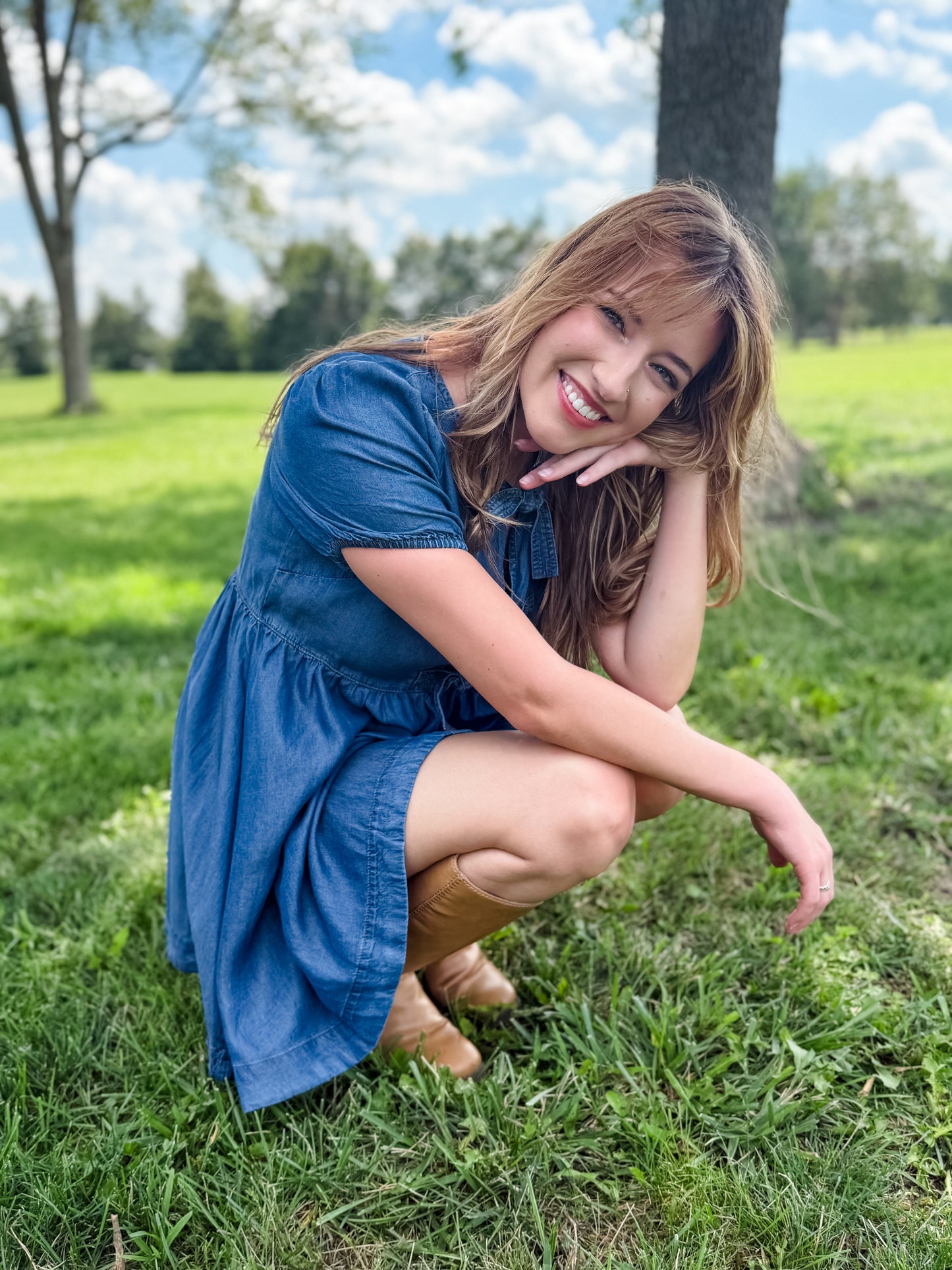 Hometown Honey Denim Dress