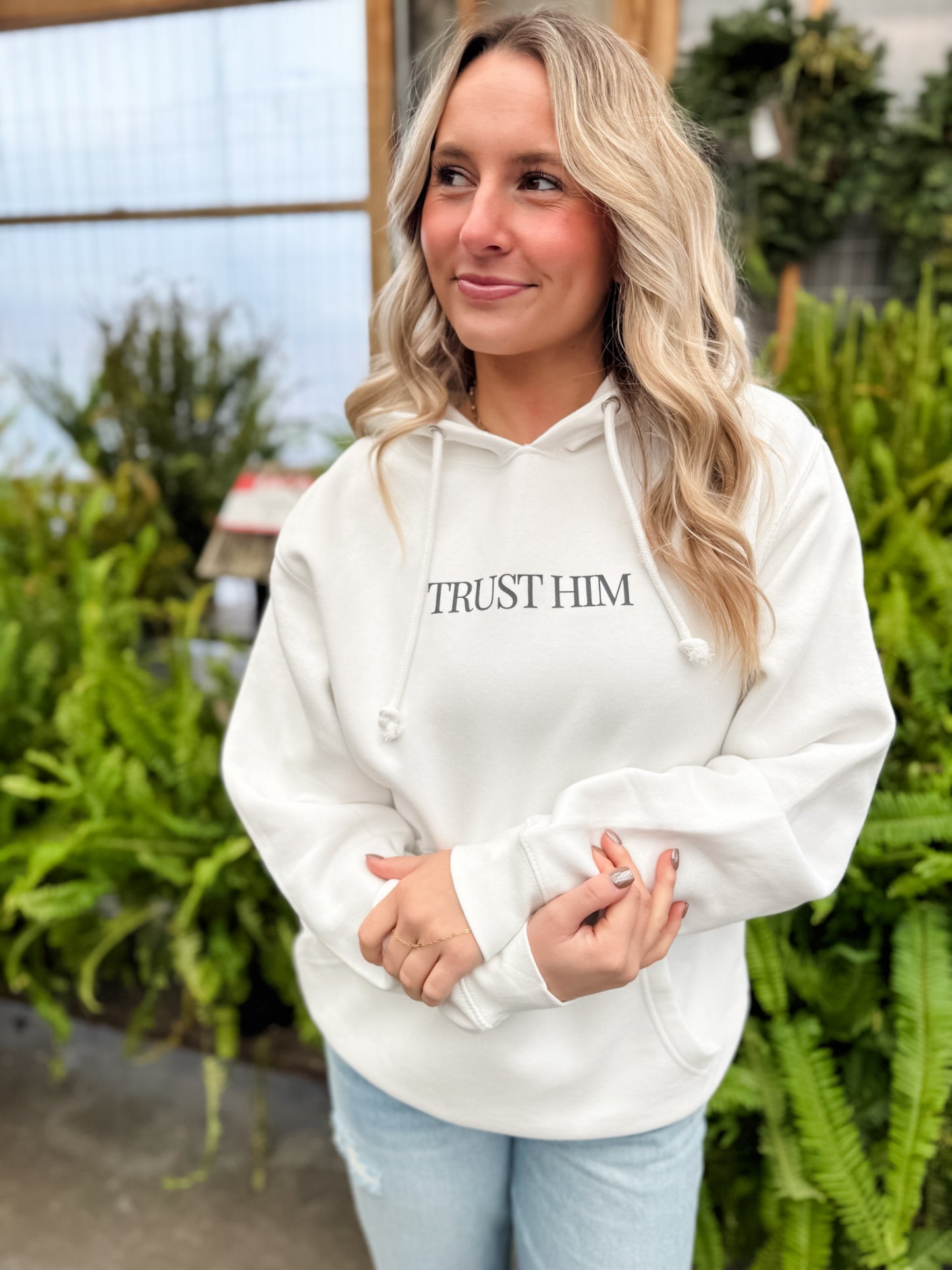 God’s Plan Hoodie - White