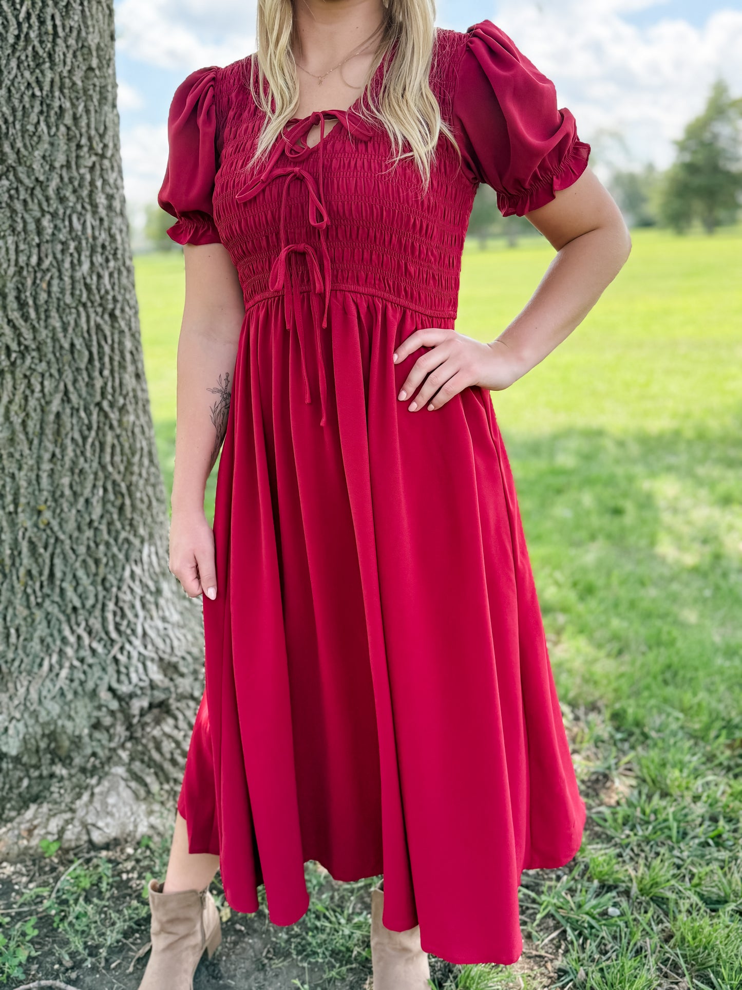 Slow Dancing Midi Dress