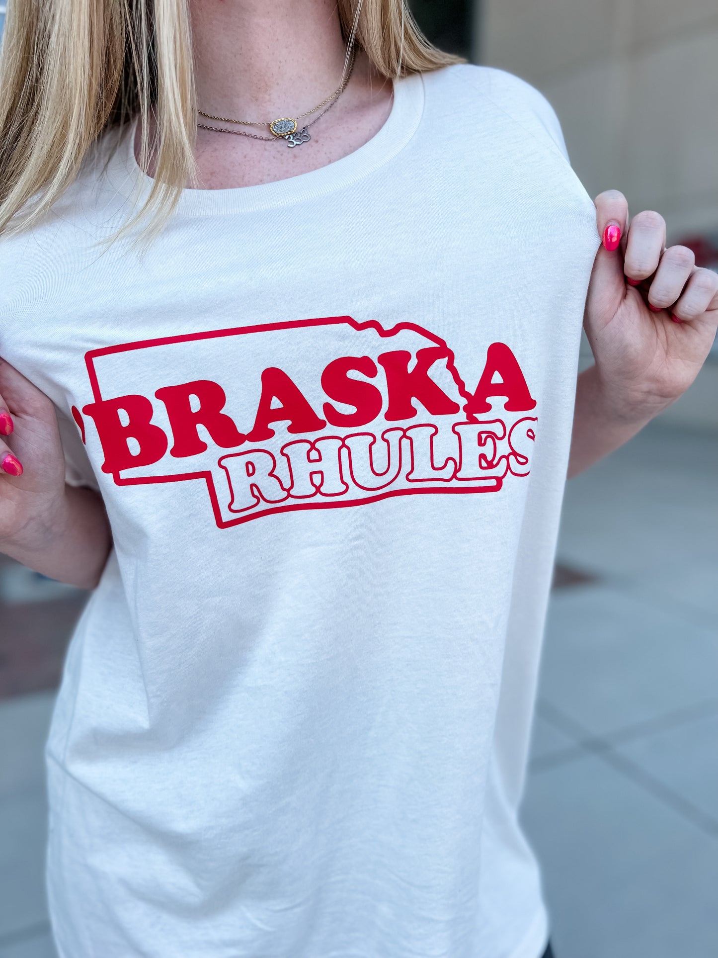 Braska Rhules Tee - Vintage White