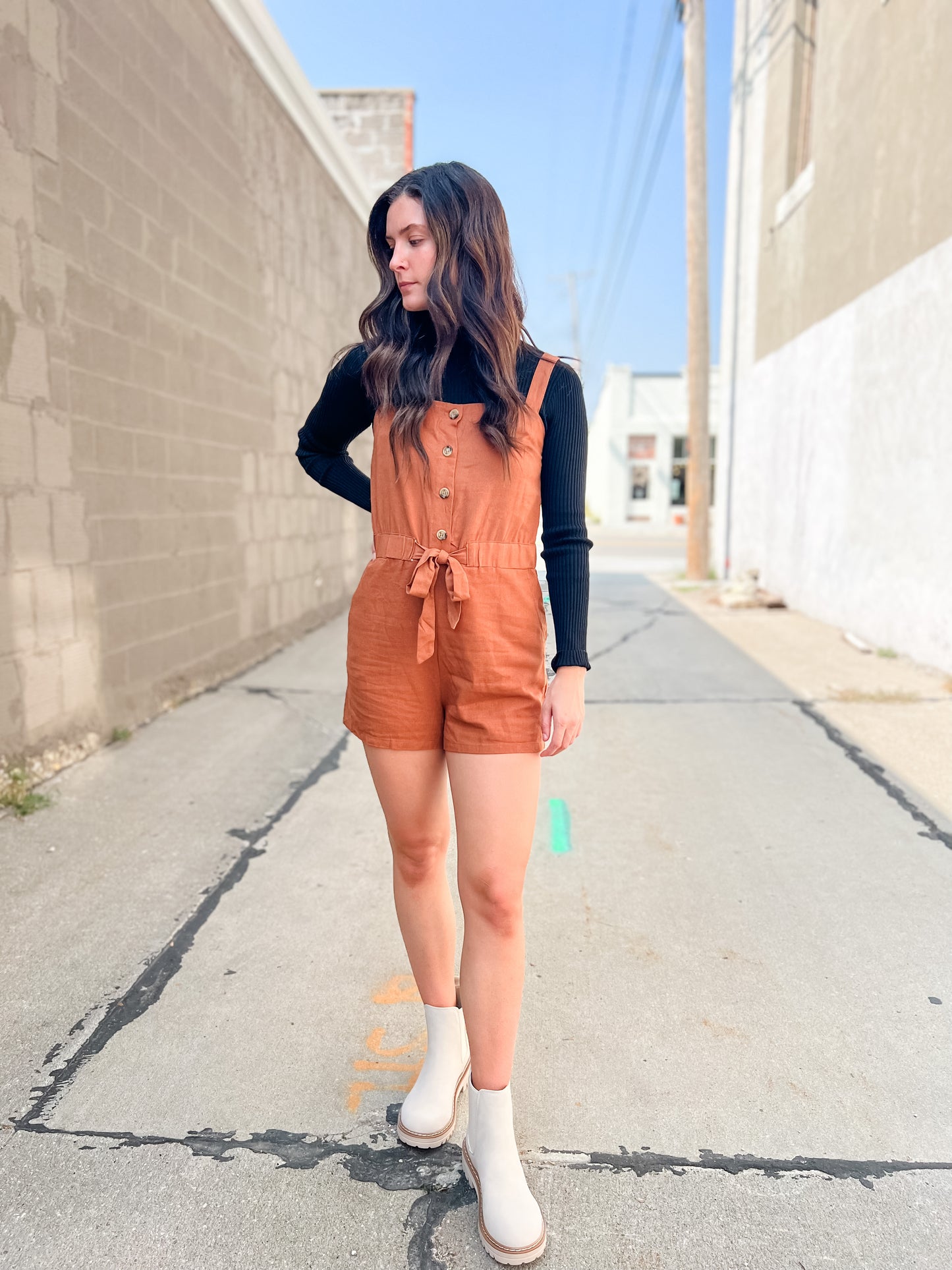 Coffee Cake Romper