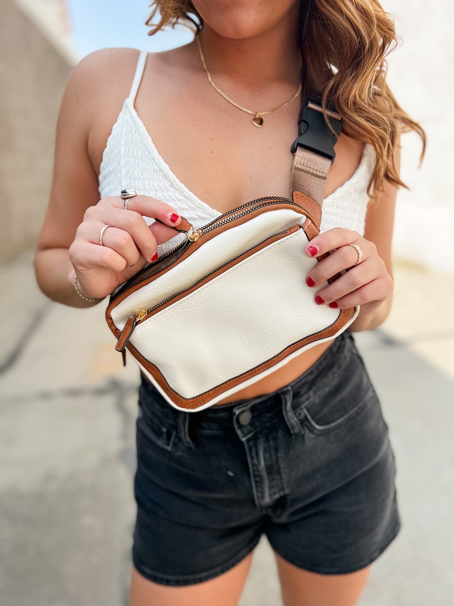 Two Tone Belt Bag