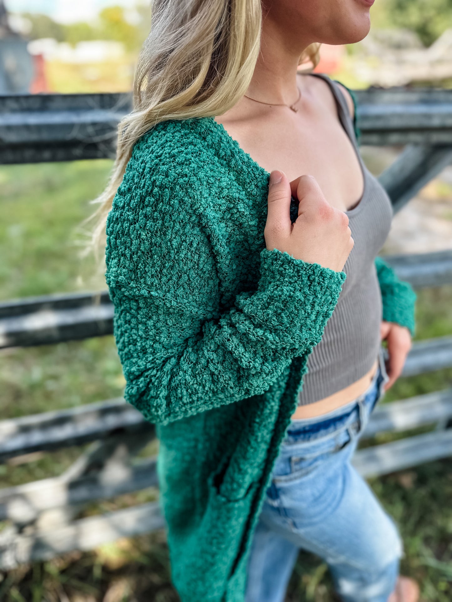 Missoula Mornings Cardigan - Emerald