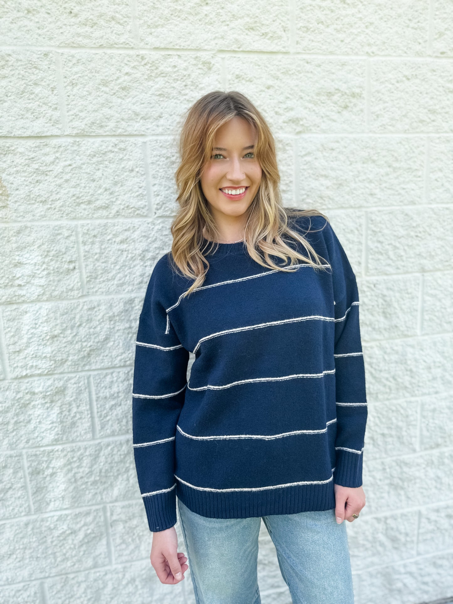 Sugar Maple Sweater - Navy