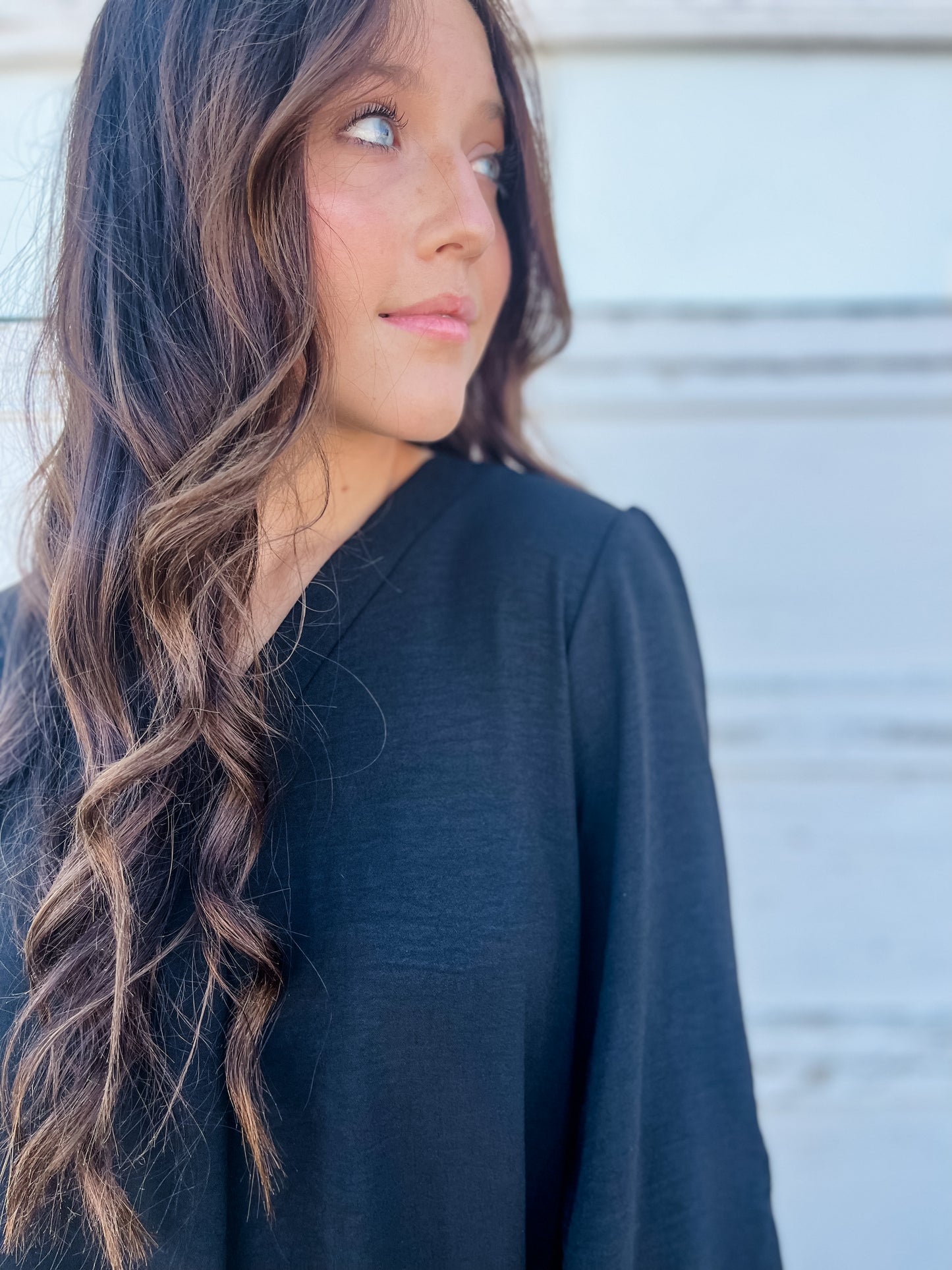 Arlo Woven Blouse - Black