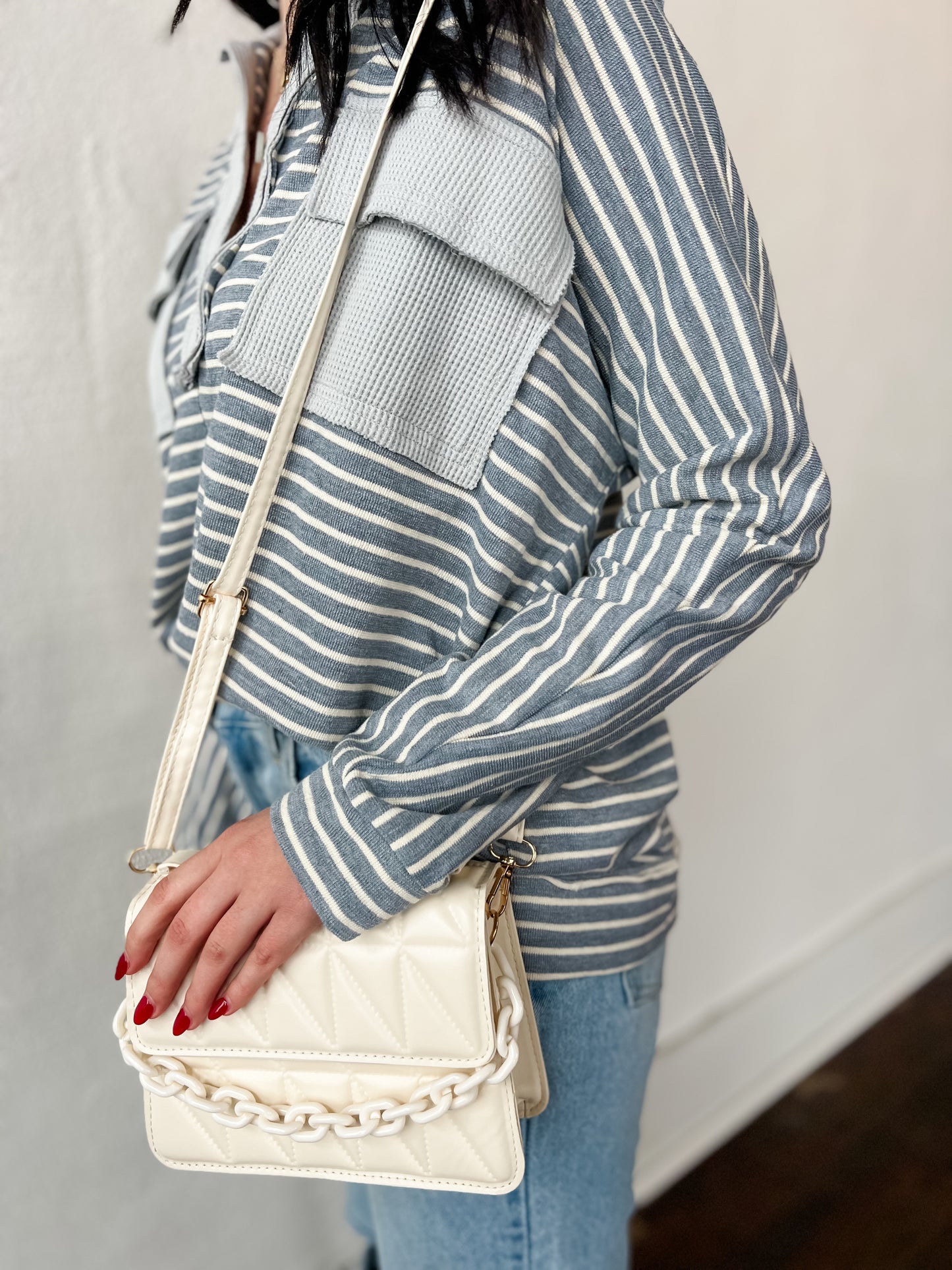 Last Night Faux Leather Purse