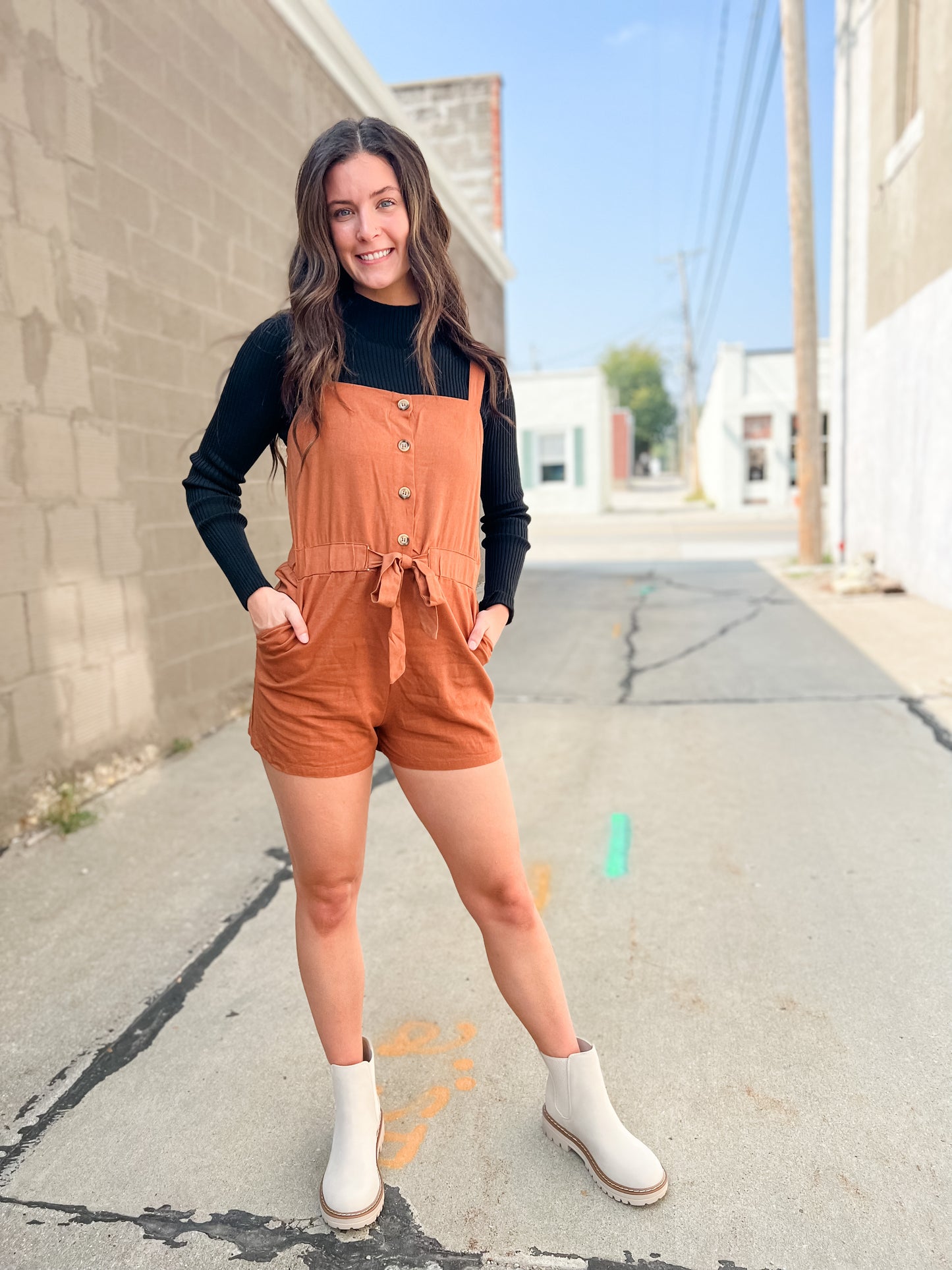 Coffee Cake Romper