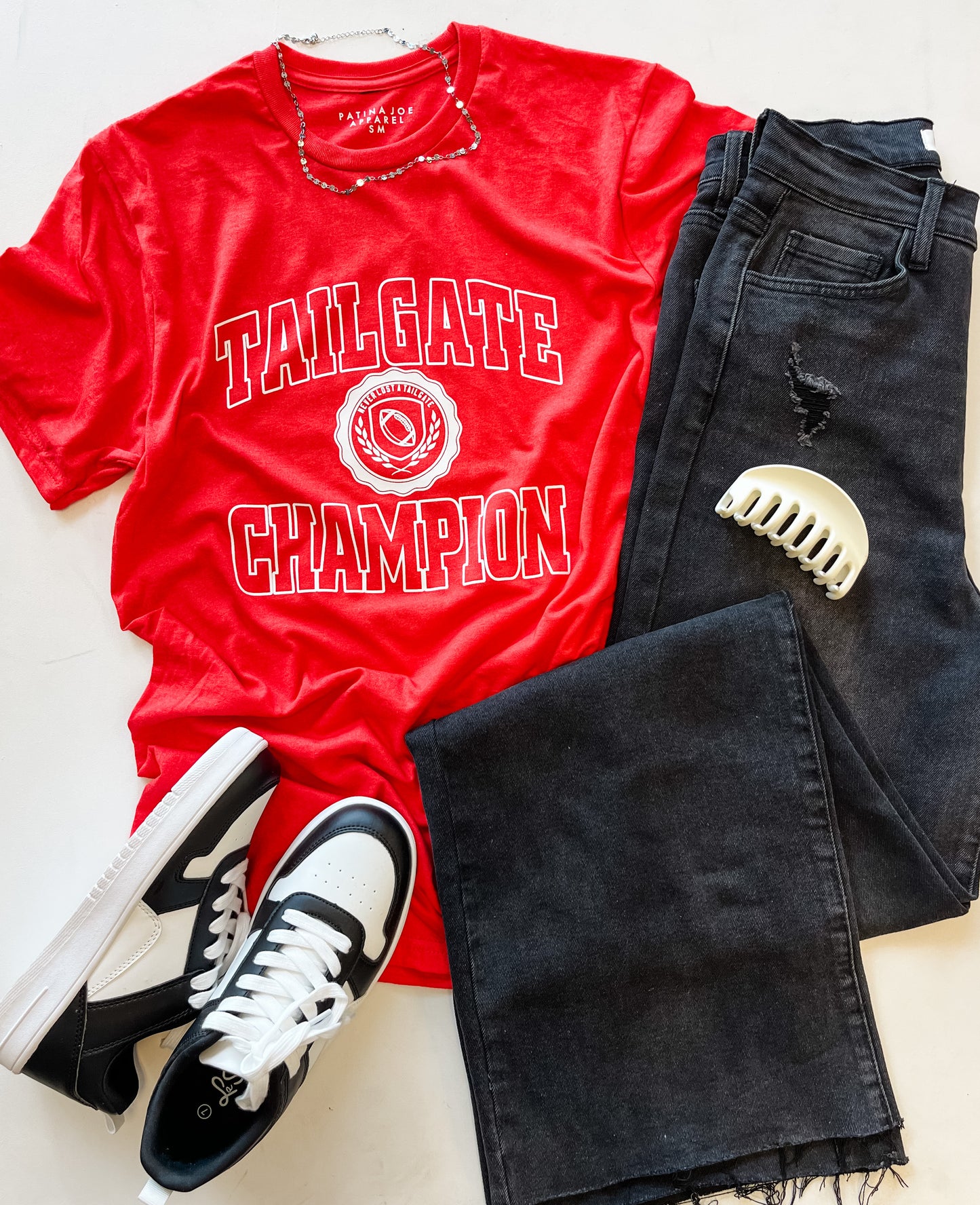 Tailgate Champ Tee - Heather Red