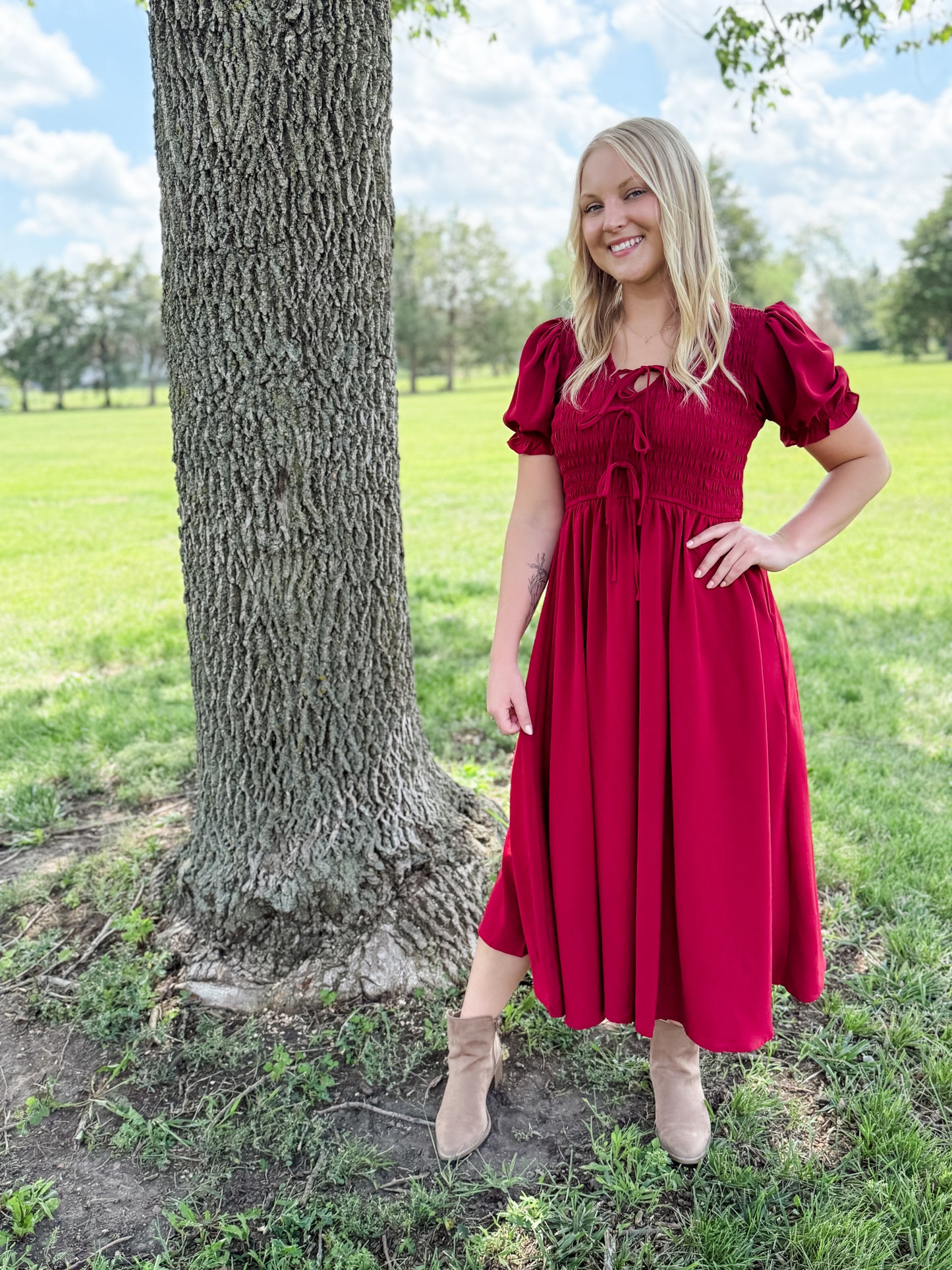 Slow Dancing Midi Dress