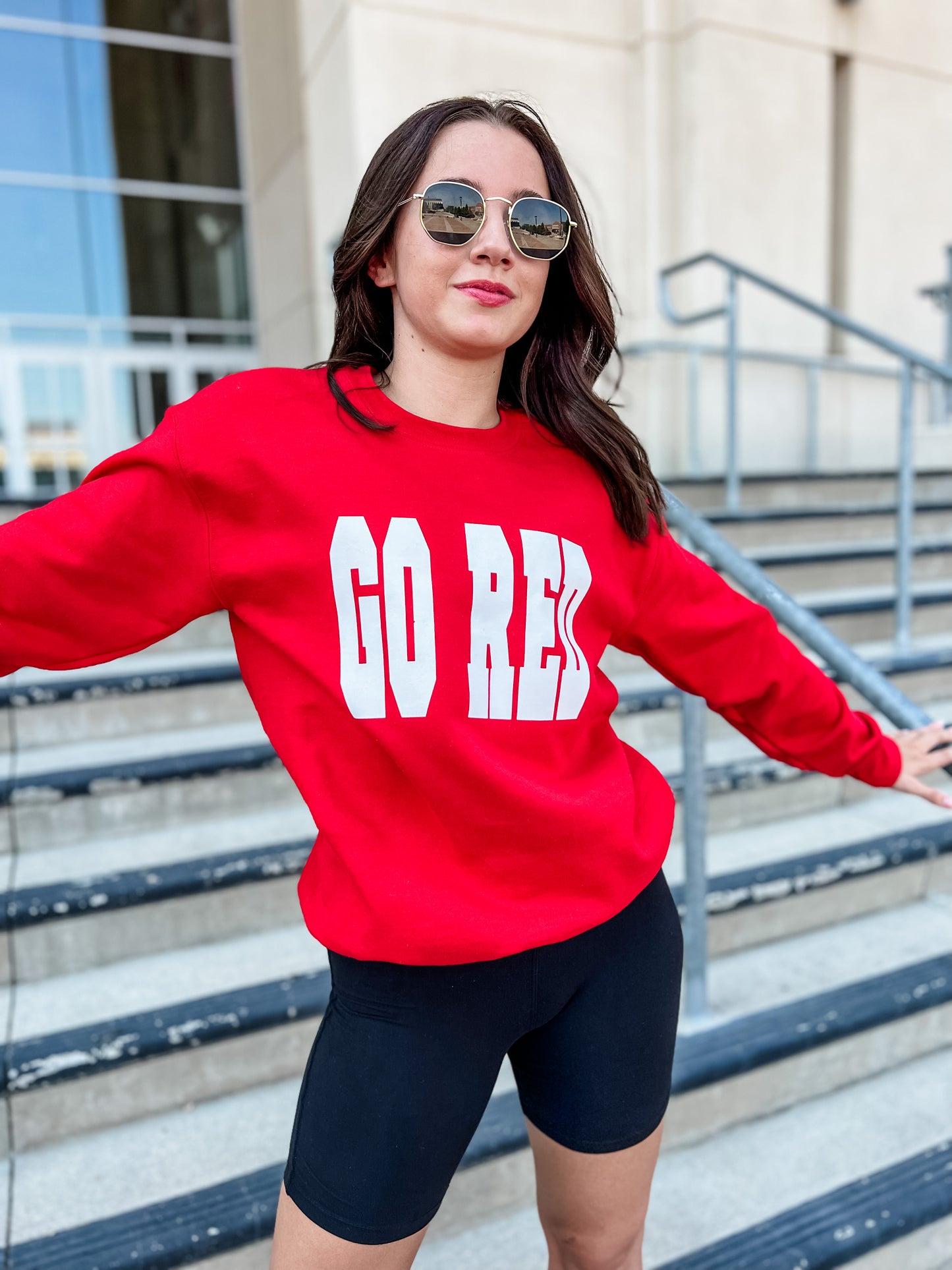 GO RED Crew - Red