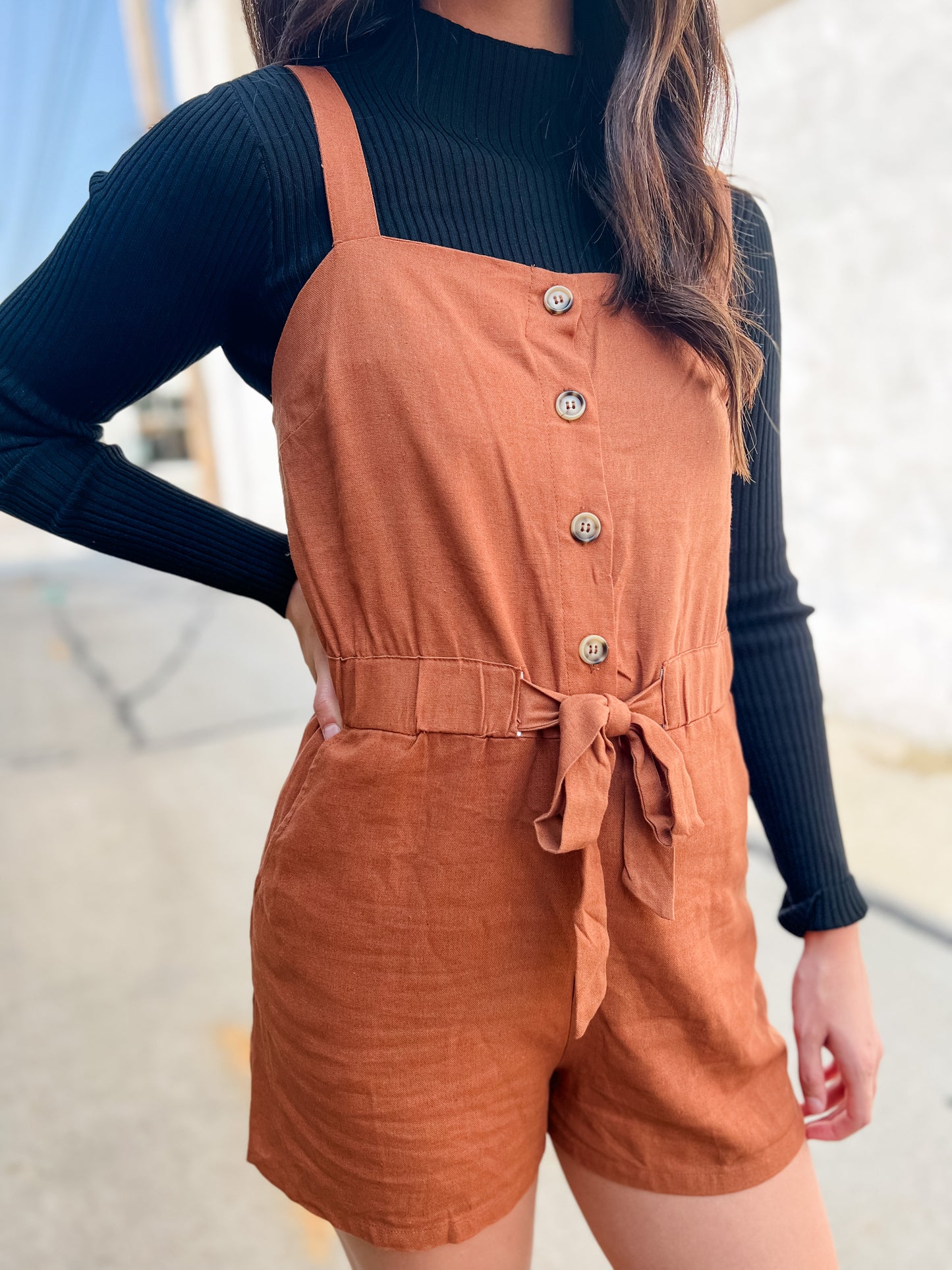 Coffee Cake Romper