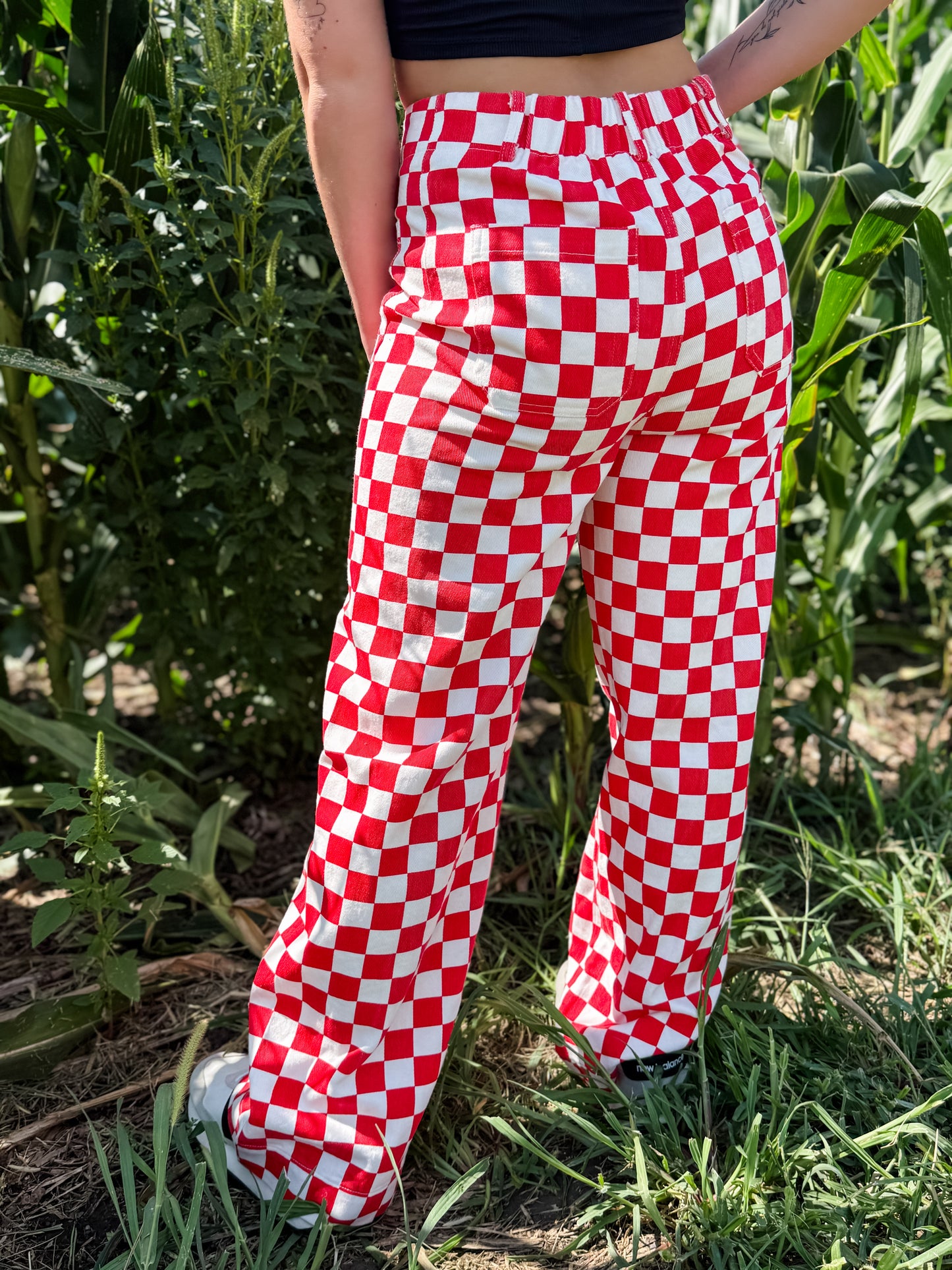 Demi Checkered Pants