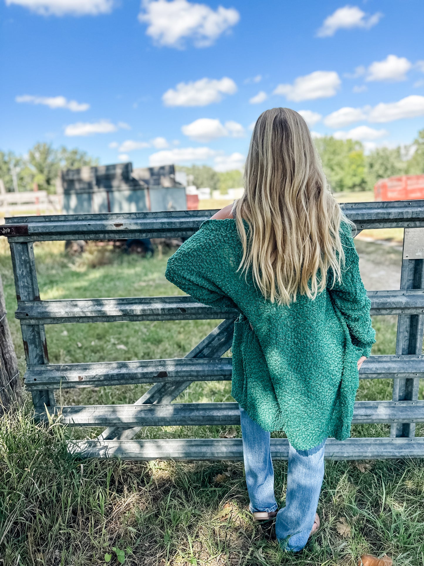 Missoula Mornings Cardigan - Emerald